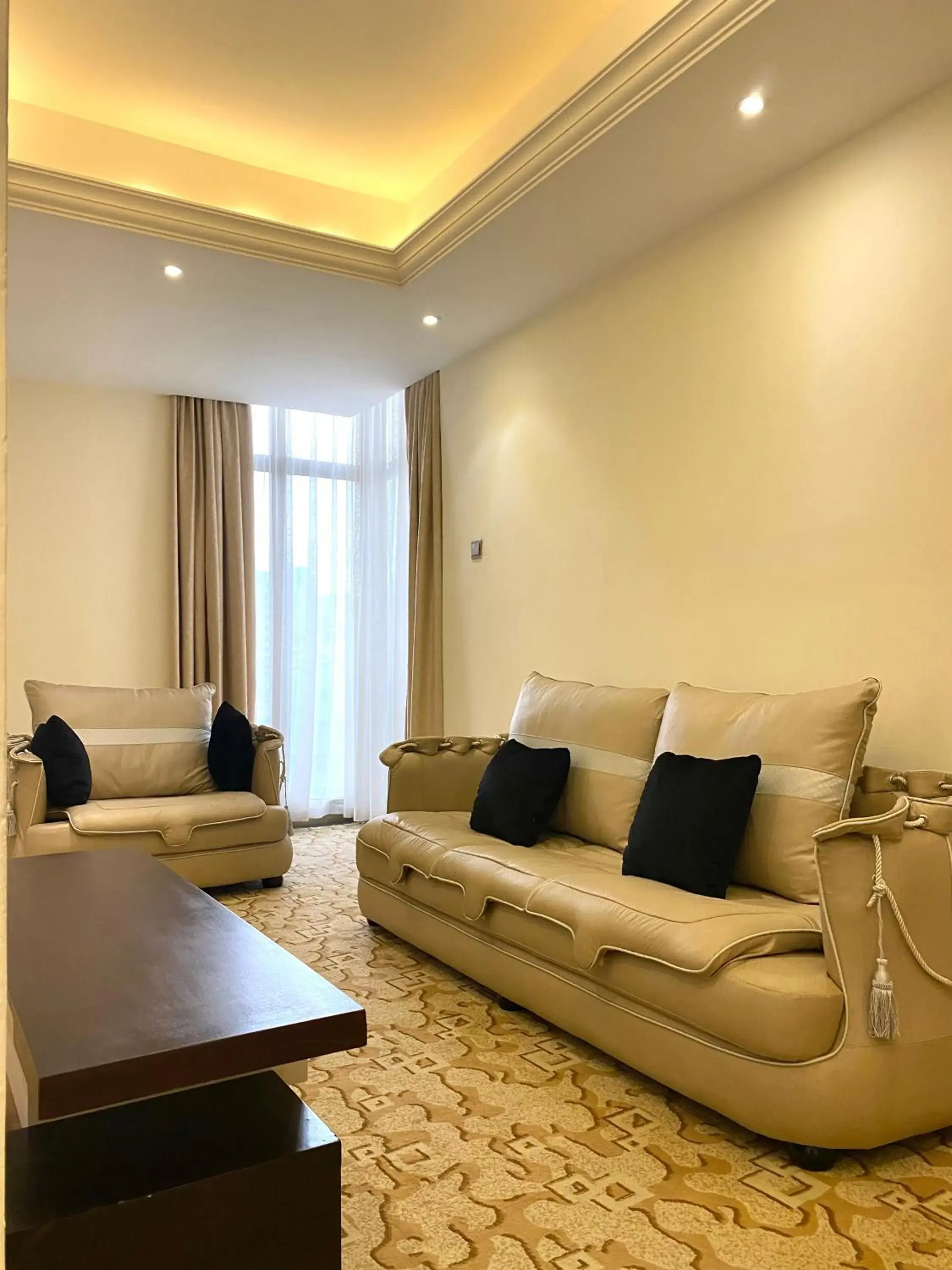 Living room in De Leopol Hotel Living room in De Leopol Hotel