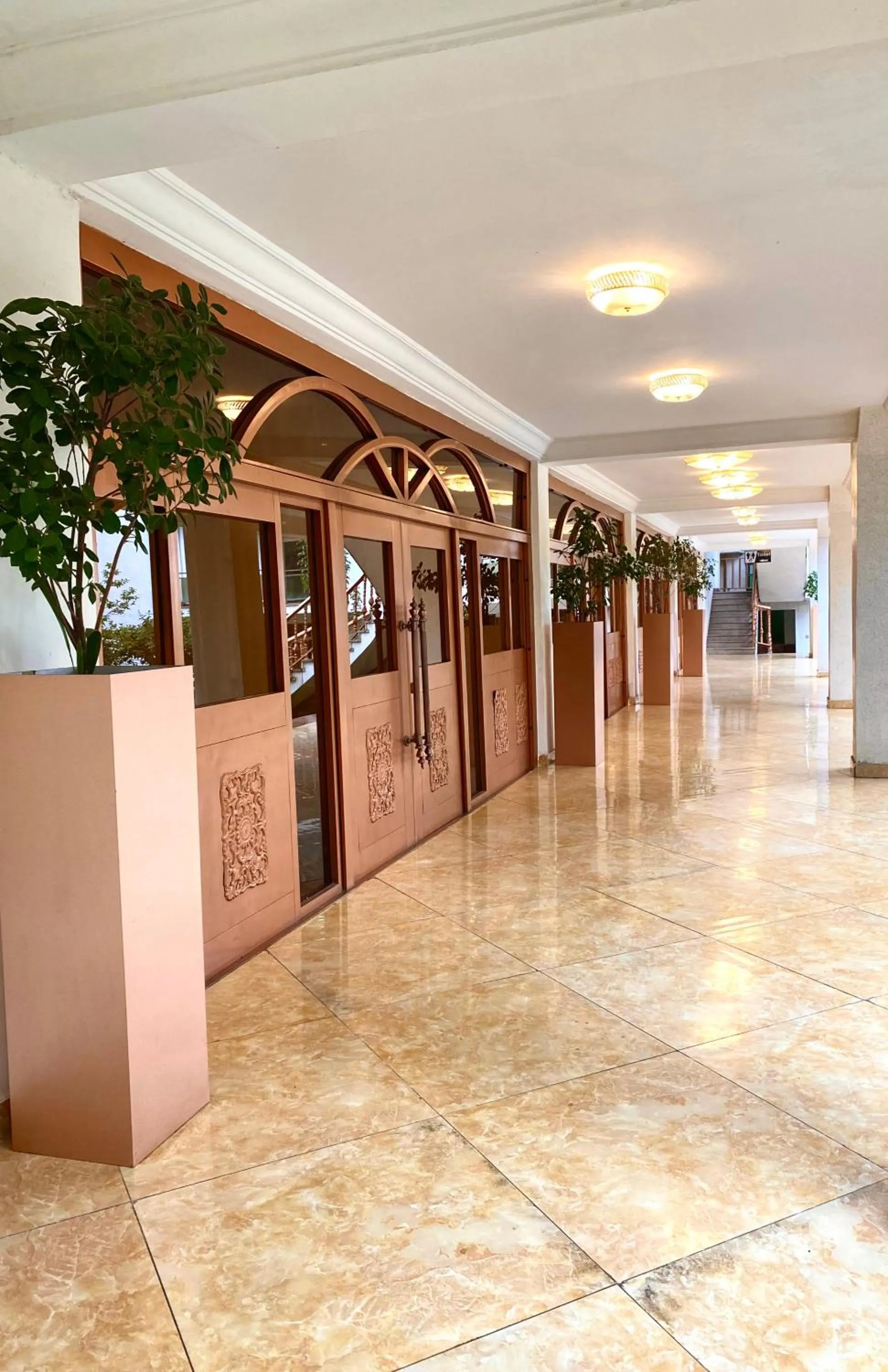 Restaurant/places to eat in De Leopol Hotel