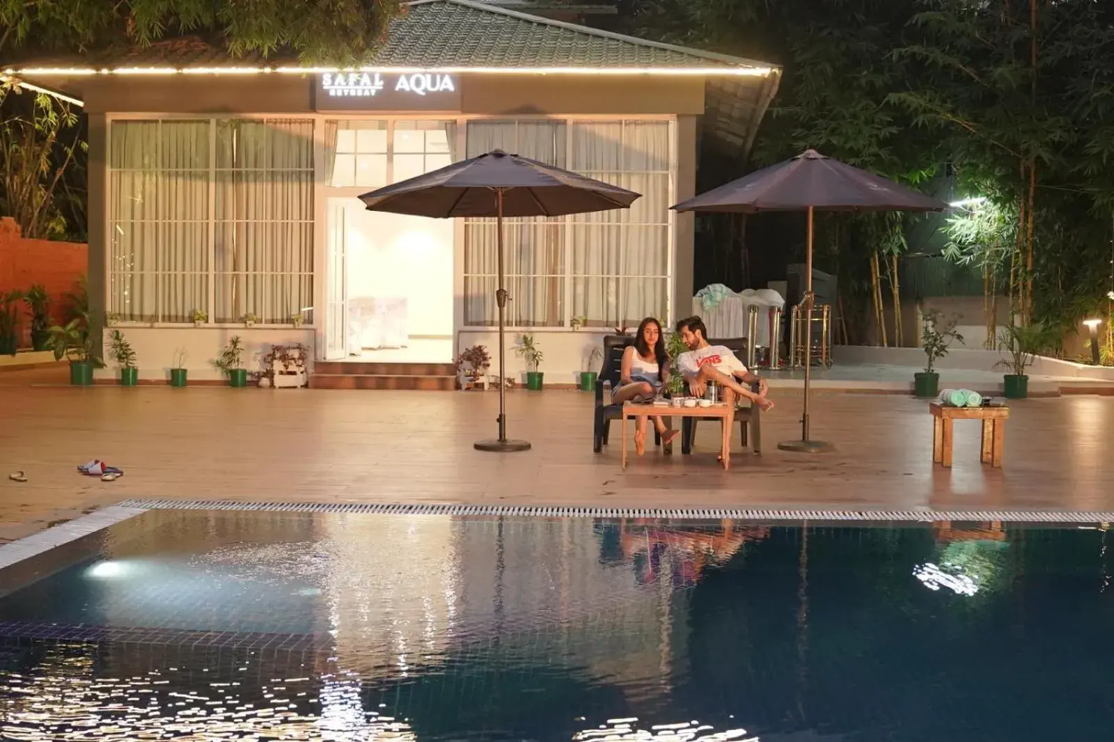 Swimming pool in Safal Retreat Swimming pool in Safal Retreat