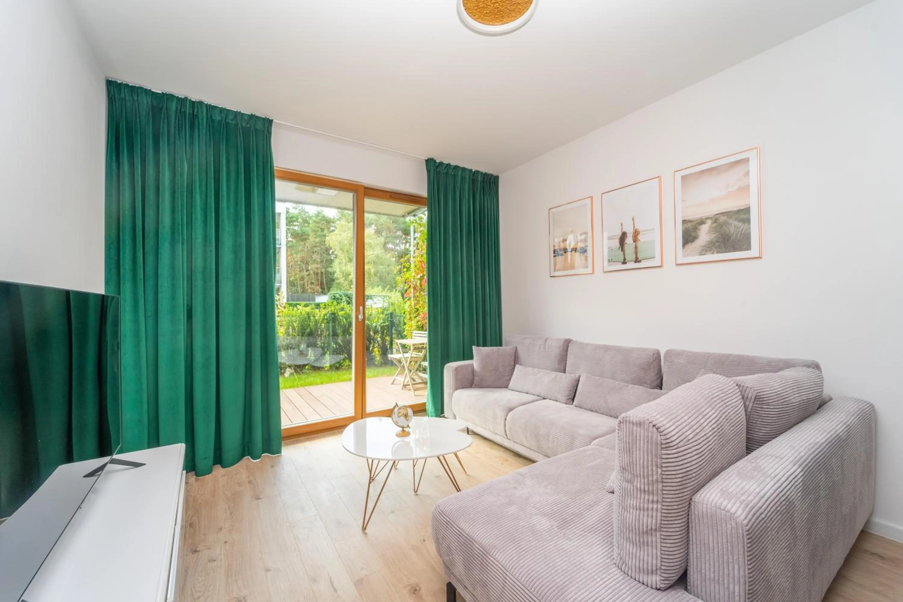 Living room in Nadmorski Dwór - Green Apartment