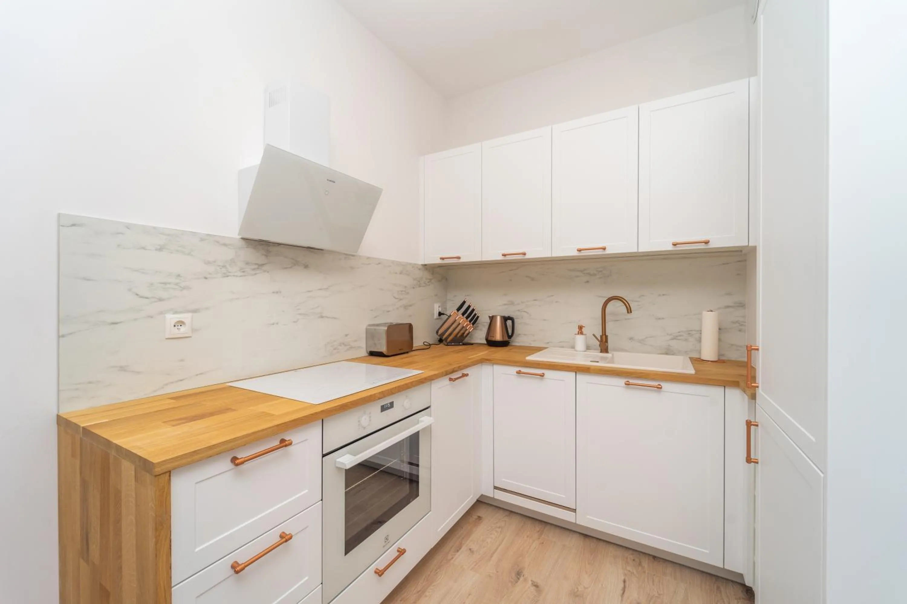 Kitchen or kitchenette in Nadmorski Dwór - Green Apartment