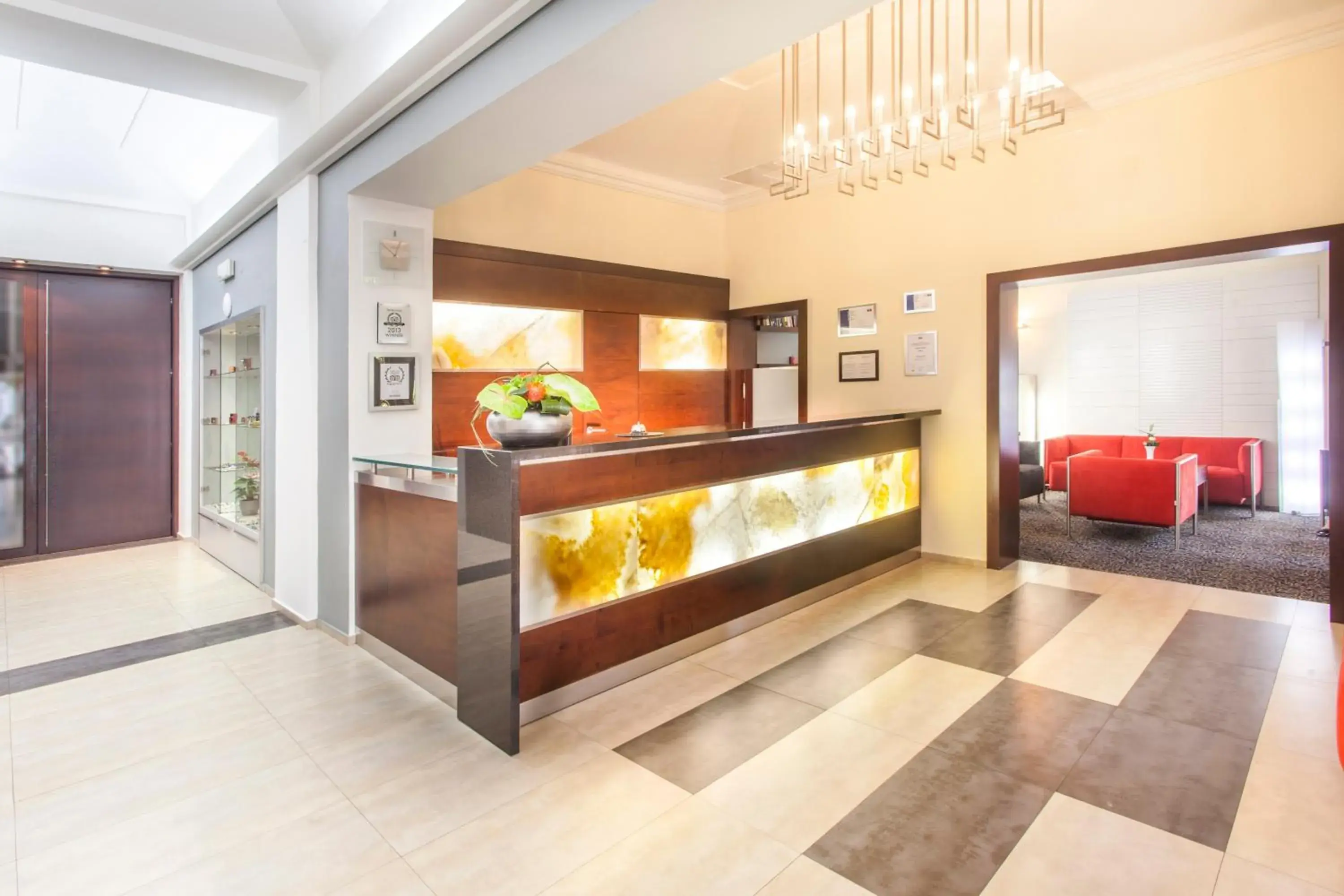 Lobby or reception in Hotel Lunik Lobby or reception in Hotel Lunik