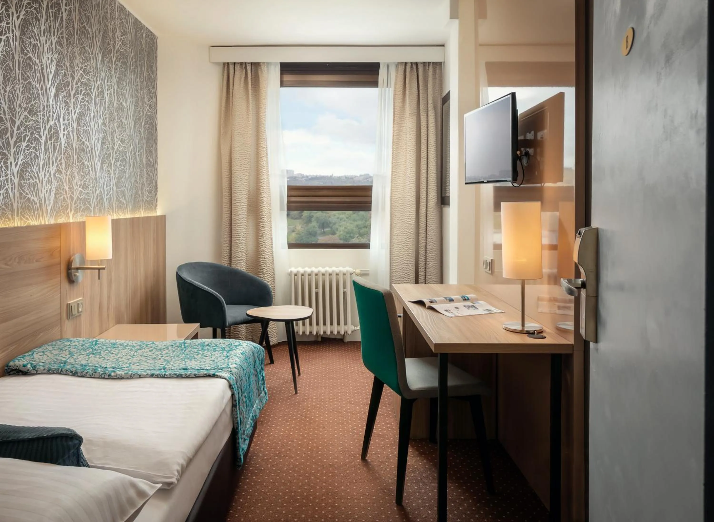 Bedroom, Bed in Congress & Wellness Hotel Olsanka