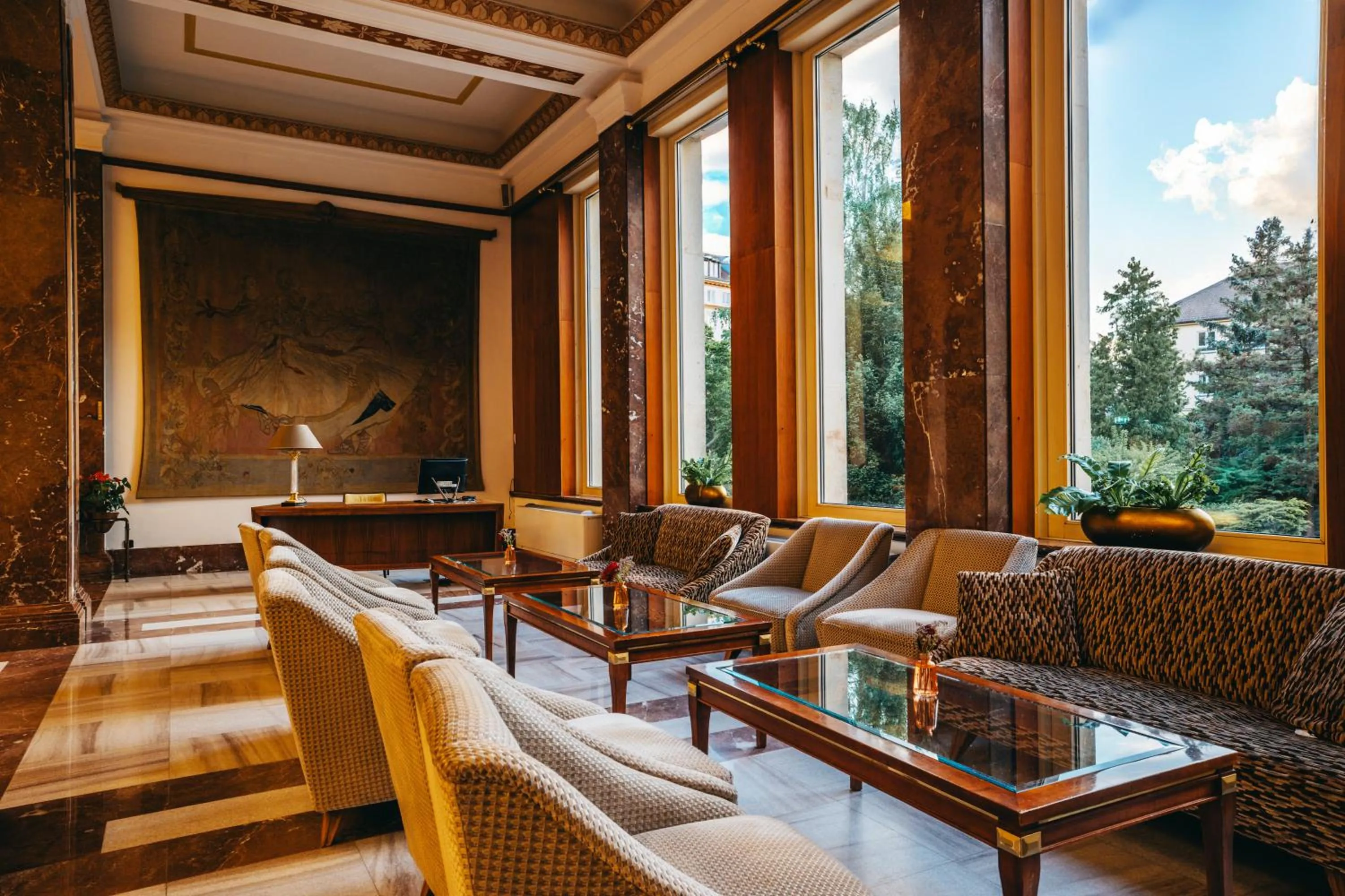 Lobby or reception in Grand Hotel International - Czech Leading Hotels
