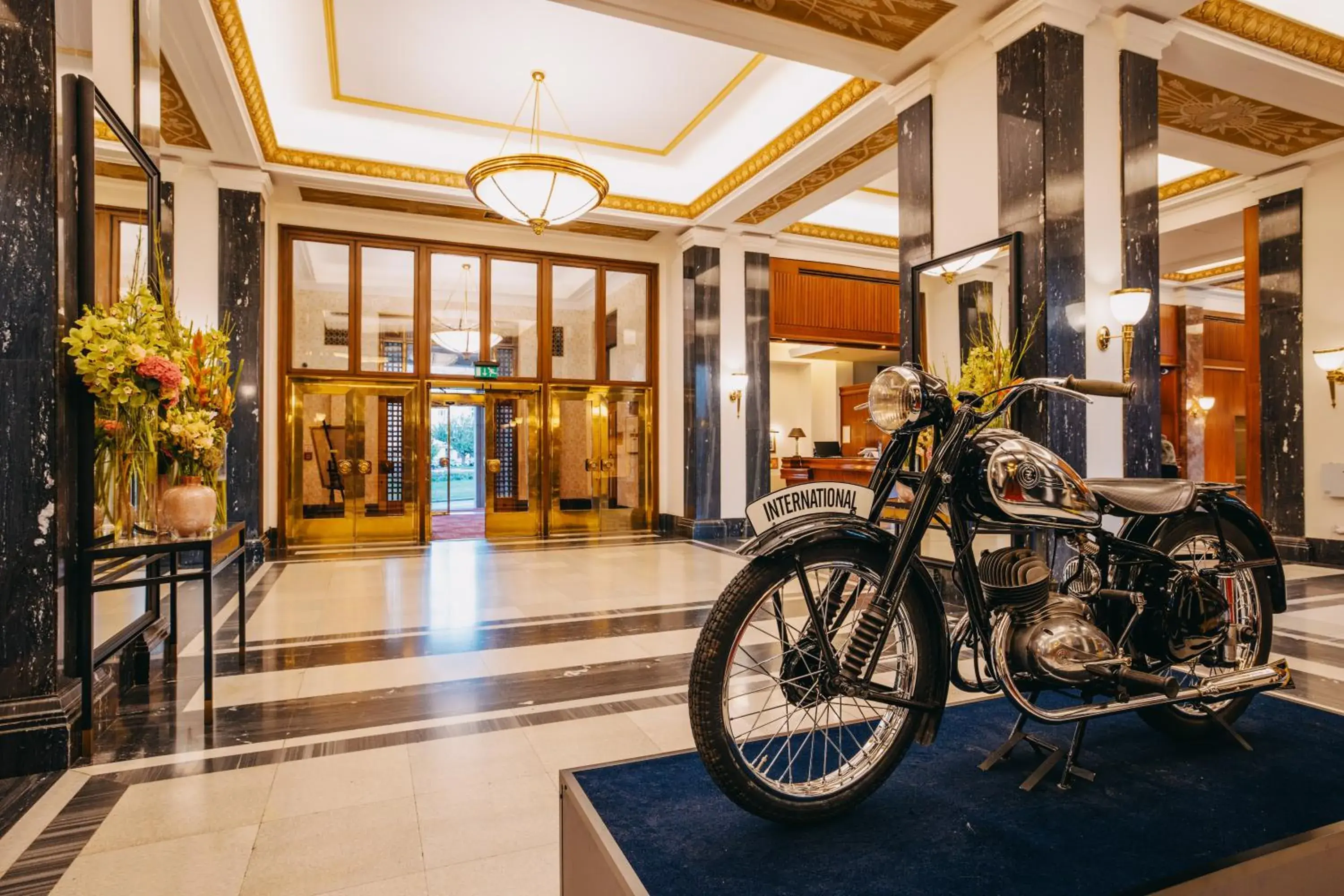 Lobby or reception in Grand Hotel International - Czech Leading Hotels Lobby or reception in Grand Hotel International - Czech Leading Hotels