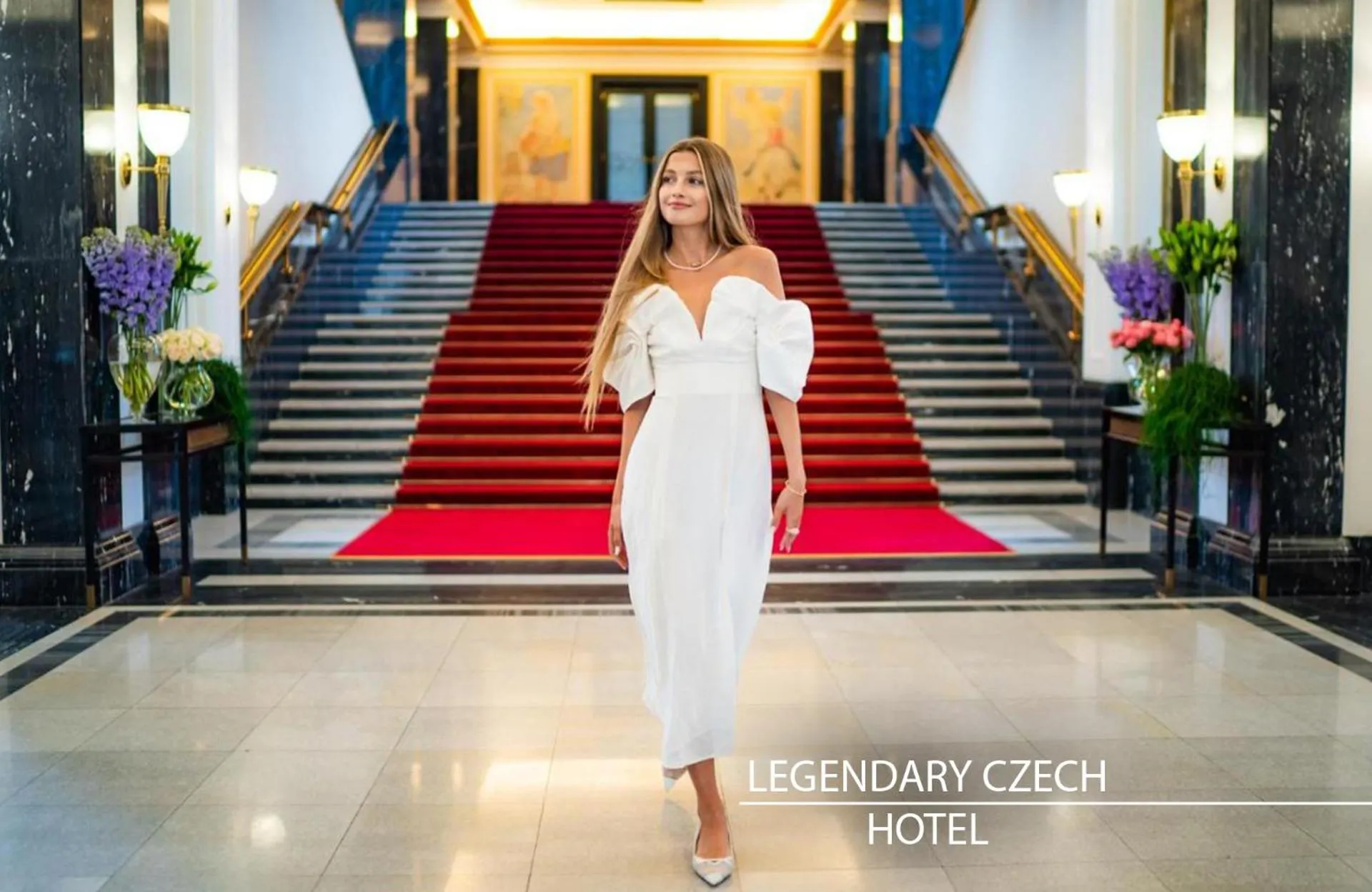Lobby or reception in Grand Hotel International - Czech Leading Hotels