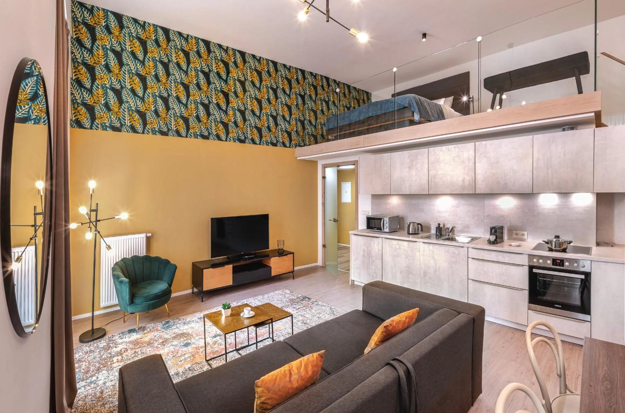 kitchen in VN48 Suites by Adrez