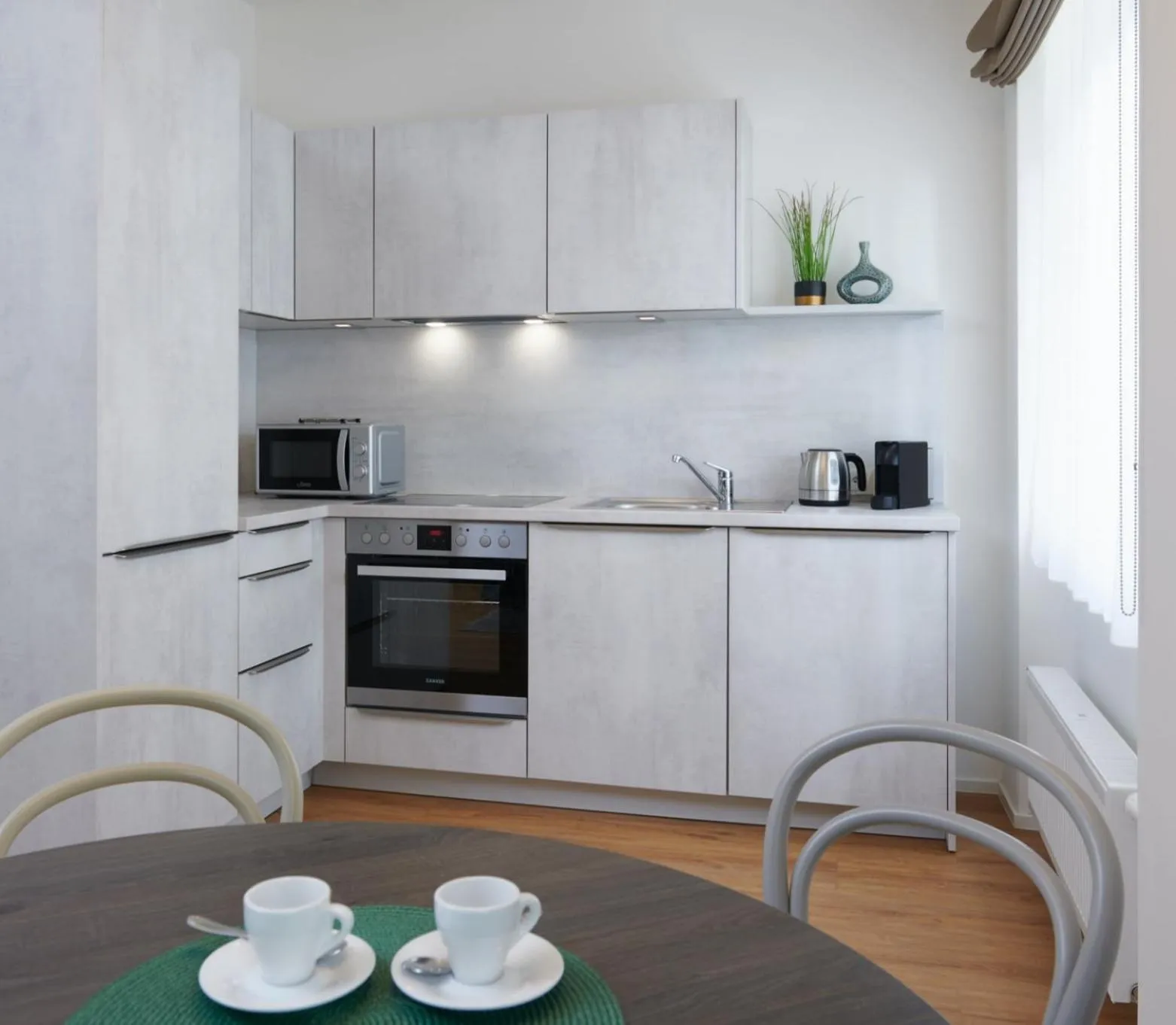 Coffee/tea facilities in VN48 Suites by Adrez