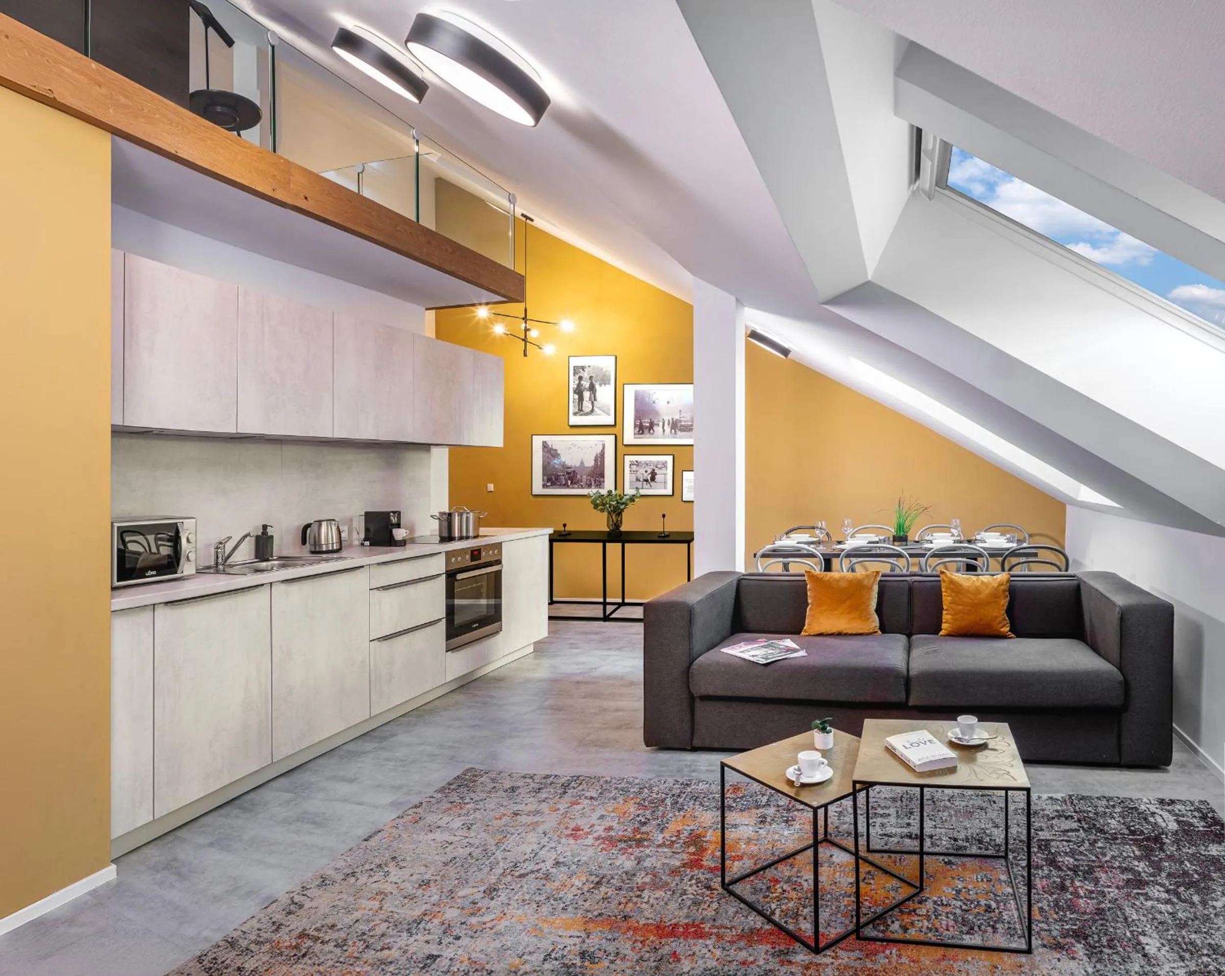 Kitchen or kitchenette in VN48 Suites by Adrez