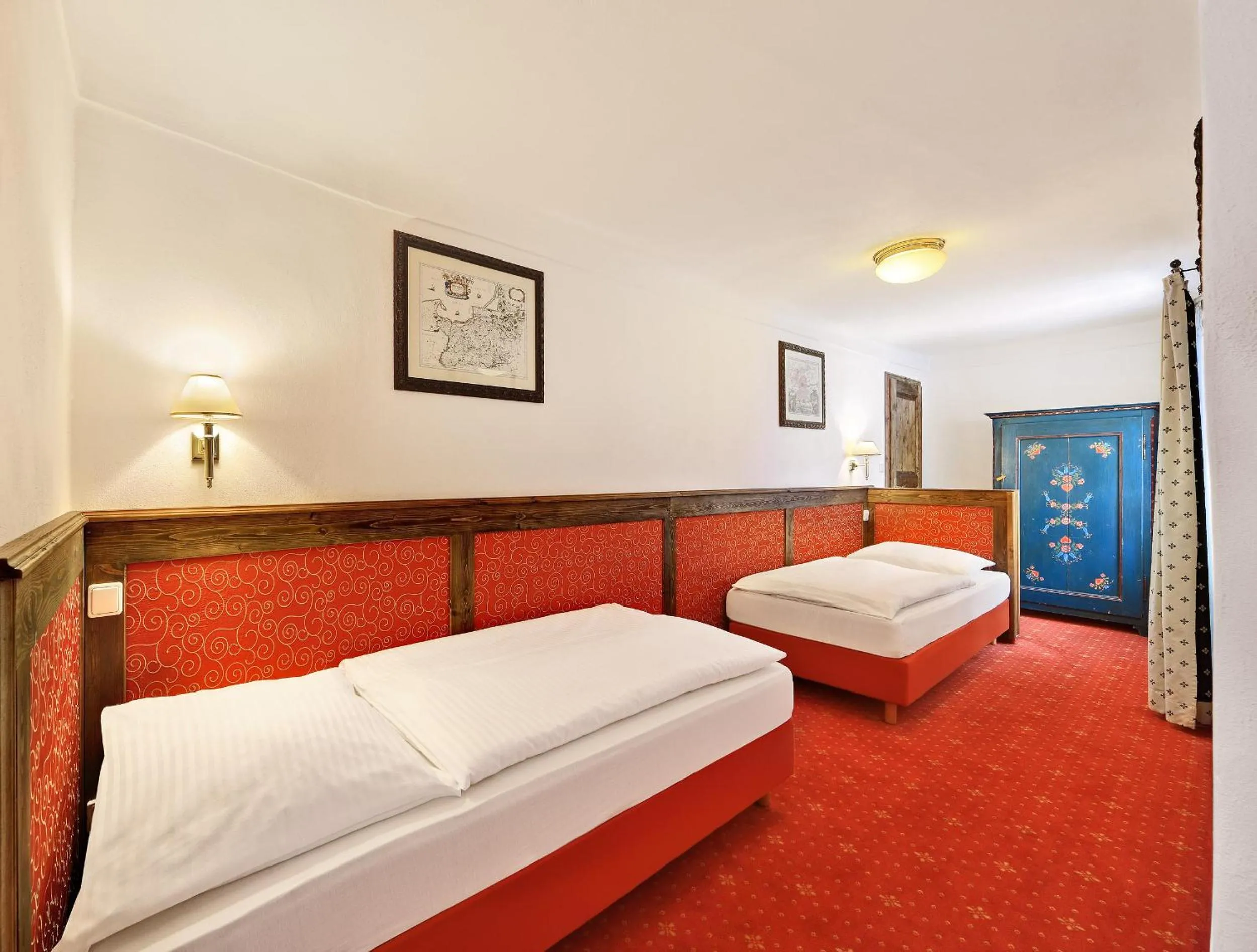 Bed in Hotel Konvice