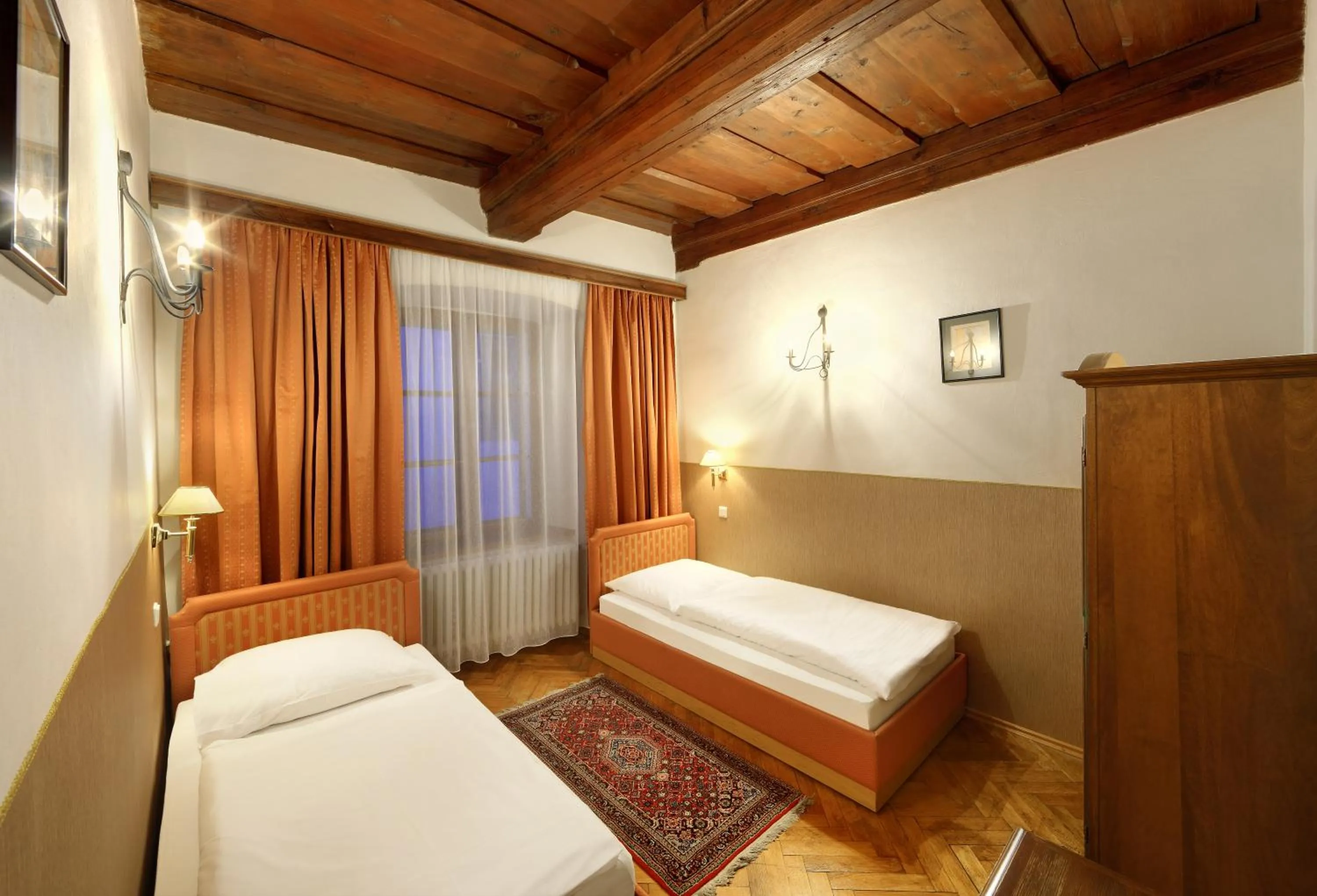 Bed in Hotel Konvice