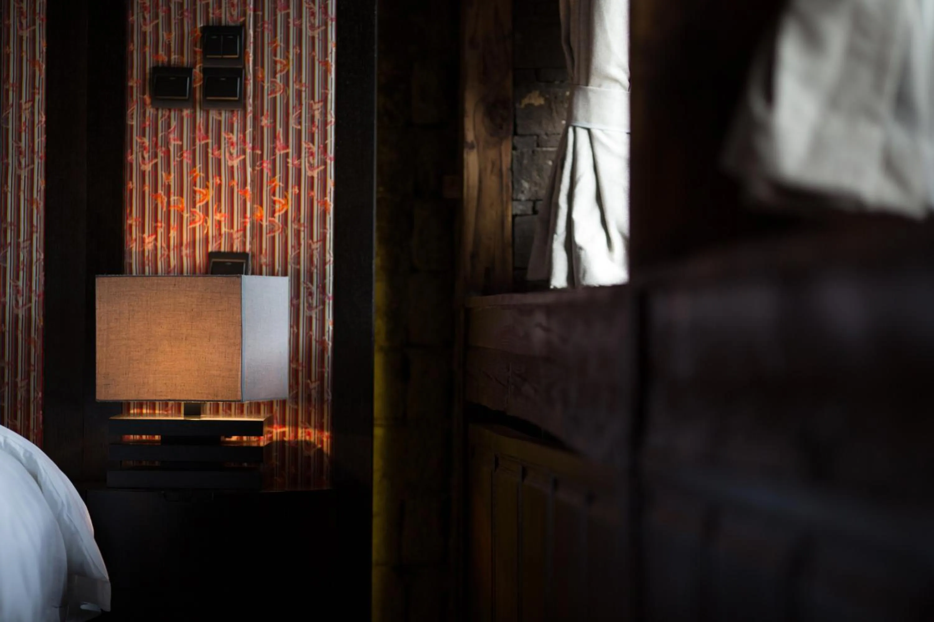 Decorative detail, Bed in Dali Sky Valley Heritage Boutique Hotel