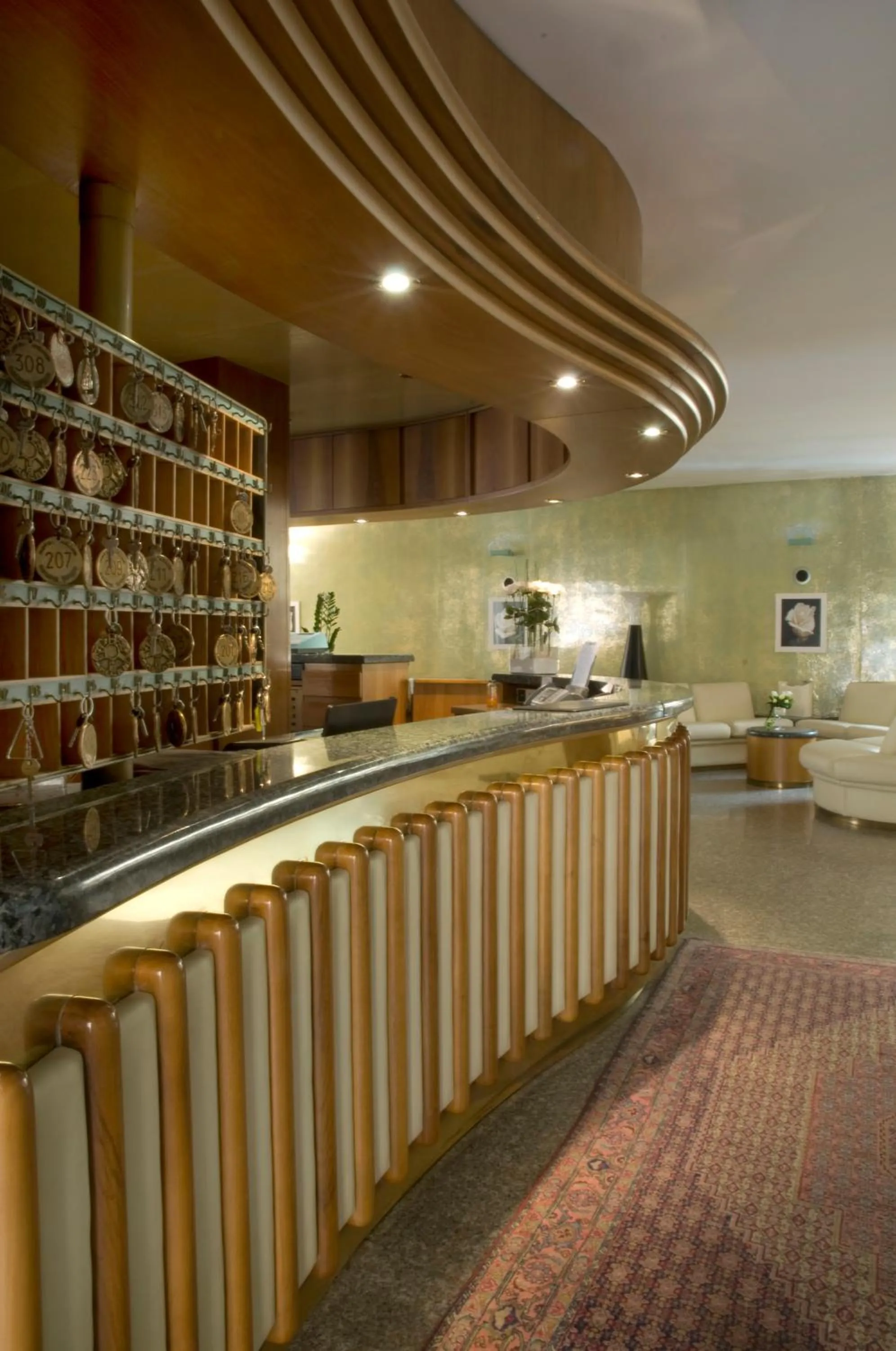 Lobby or reception in Albergo Milano