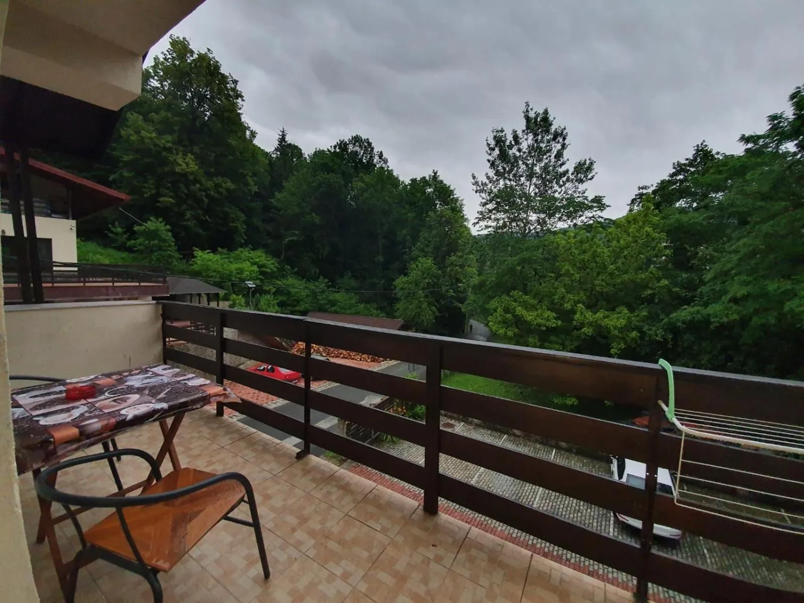 Balcony/Terrace in Pensiunea Iasmina si Pescarul