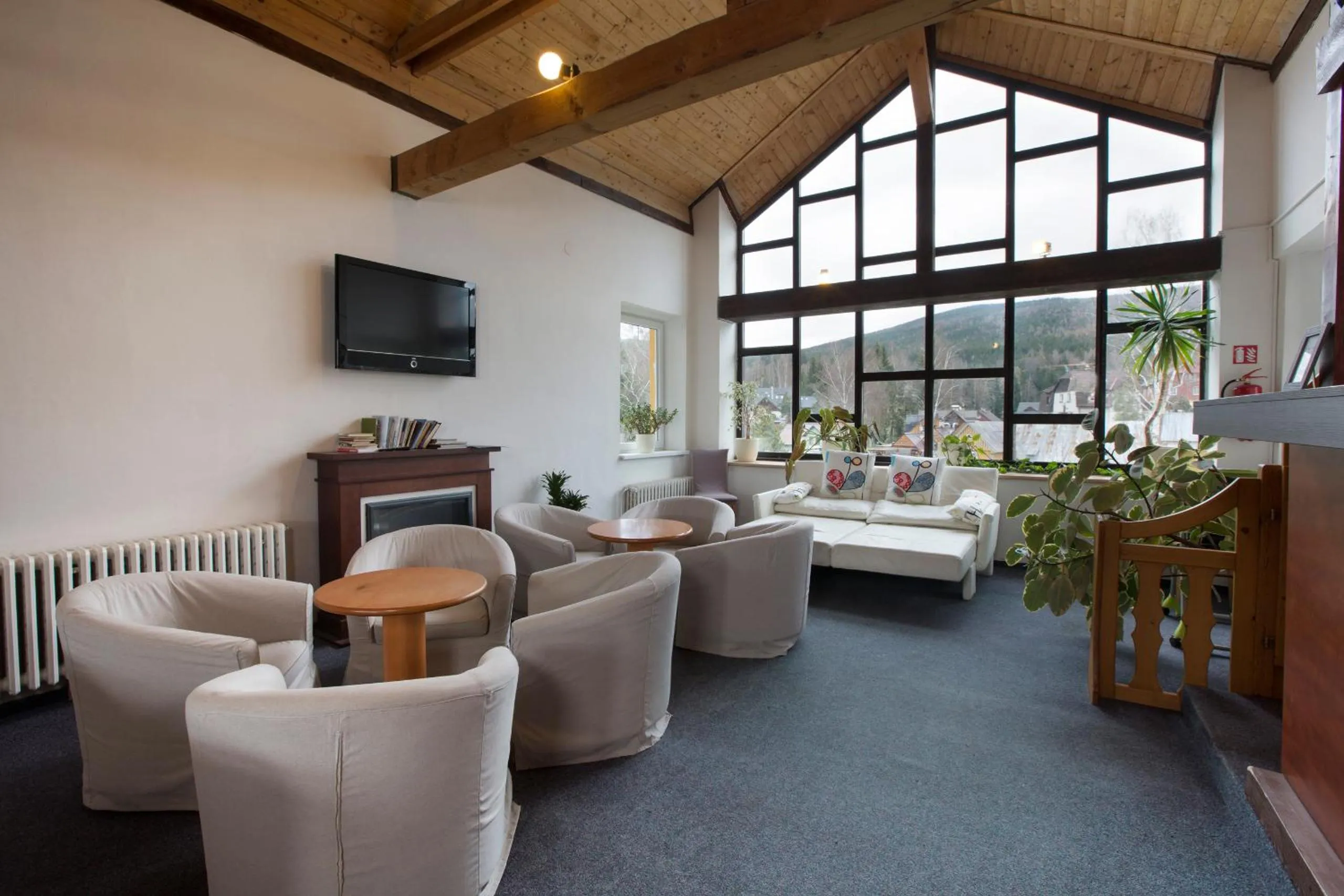 Seating area in Hotel Harrachov Inn