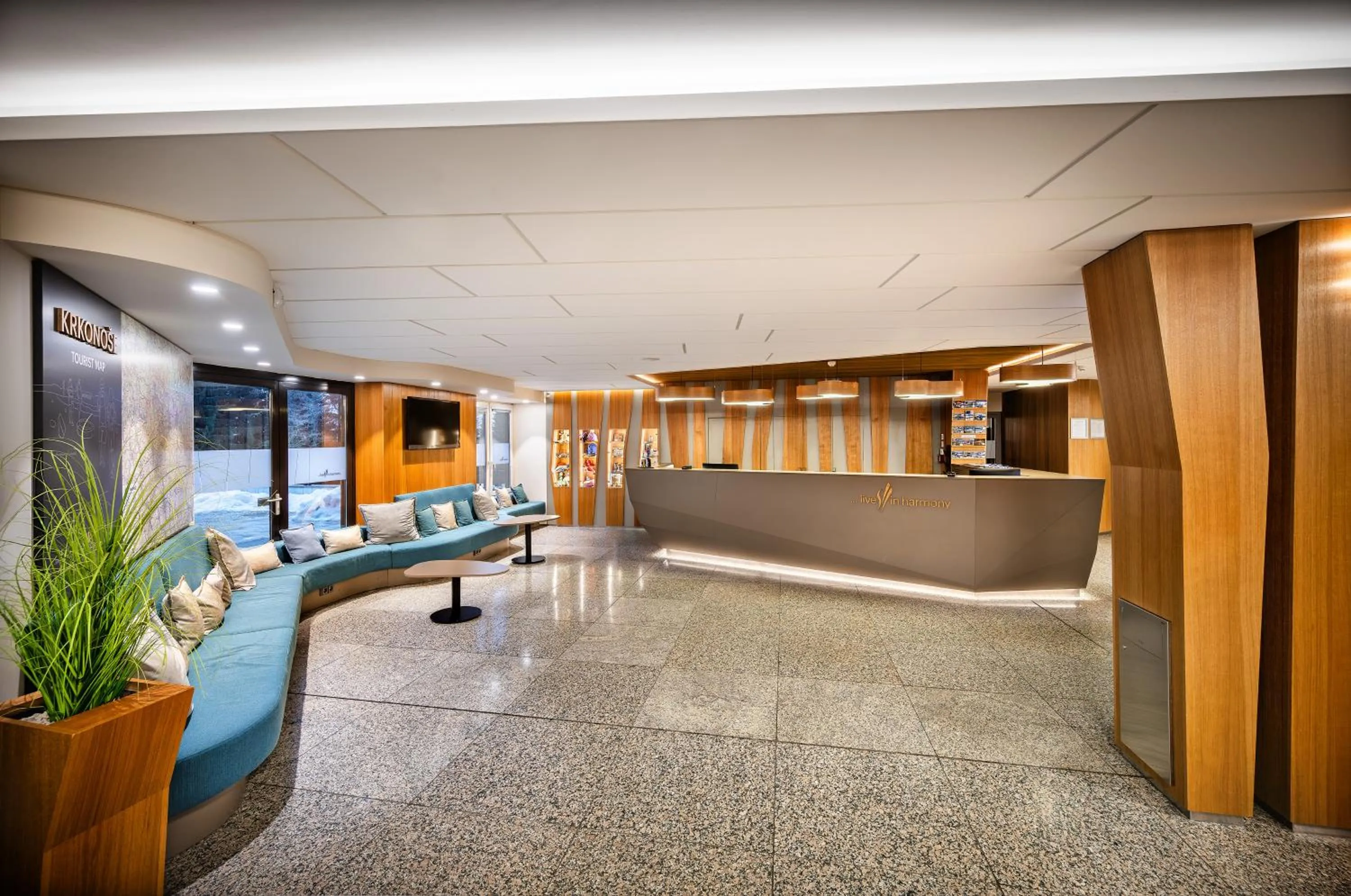 Lobby or reception in Harmony Hotel