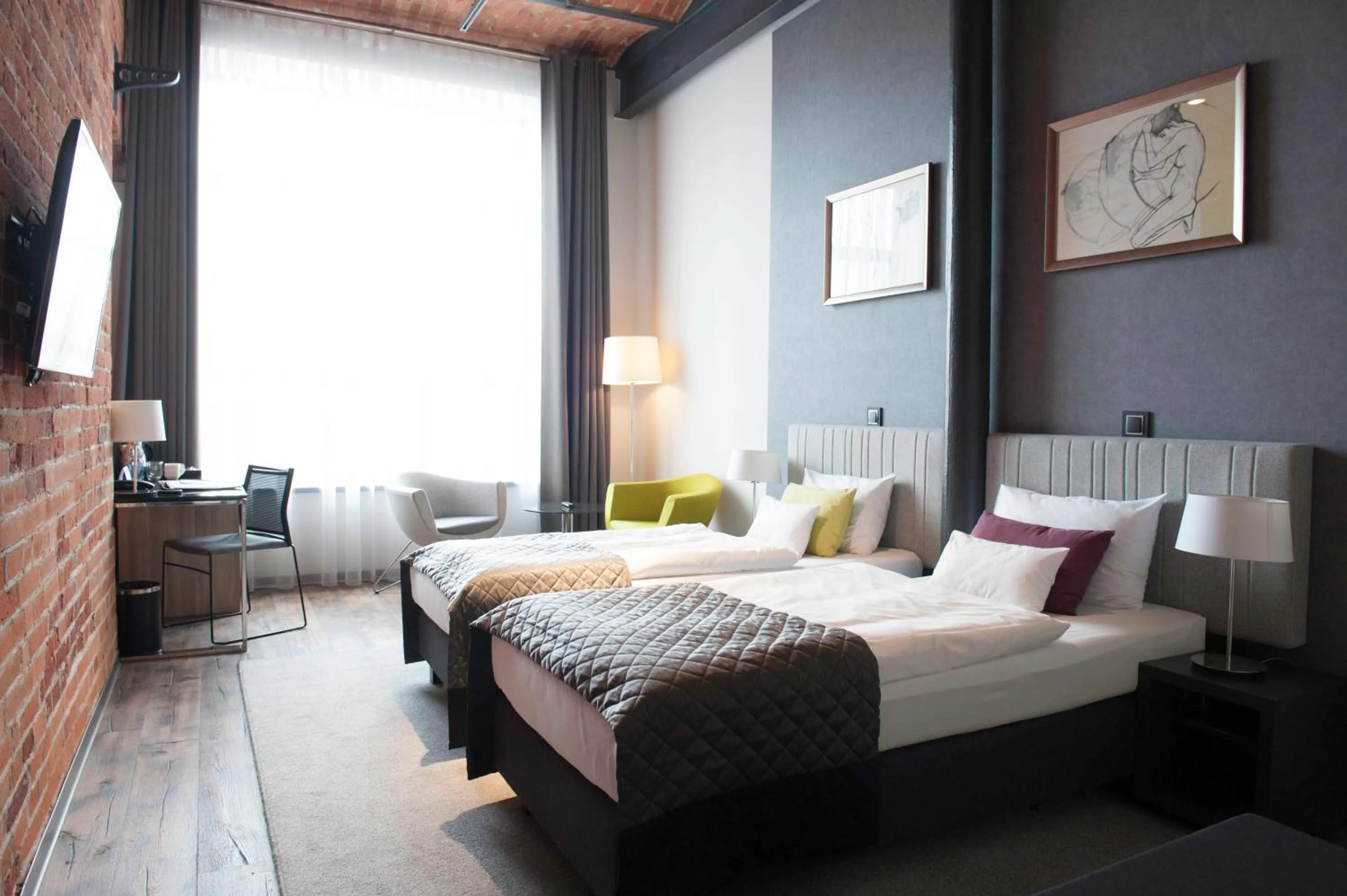 Bedroom, Bed in Fabryka Wełny Hotel & Spa