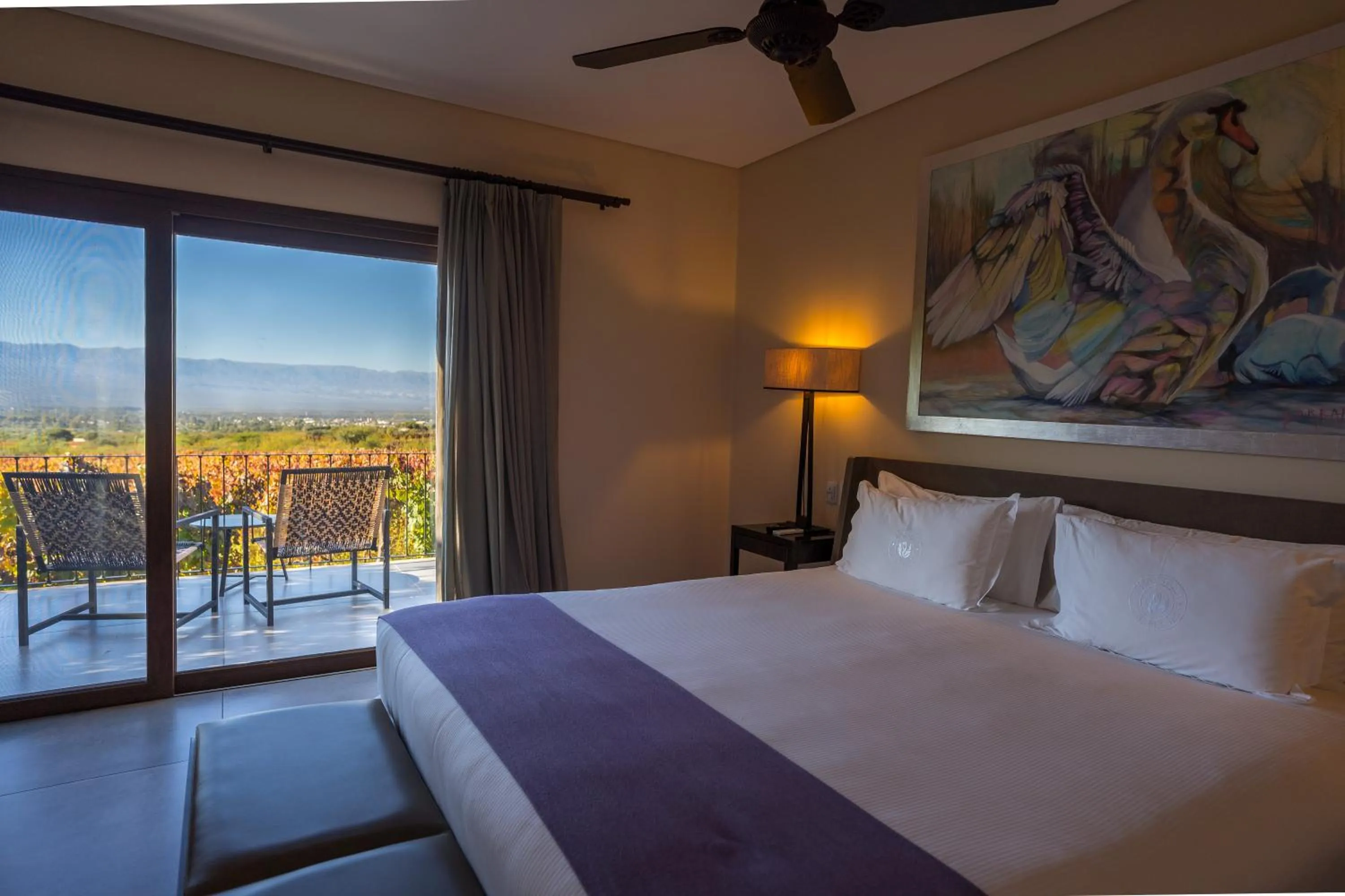 View (from property/room), Bed in Piattelli Wine Resort Hotel Cafayate