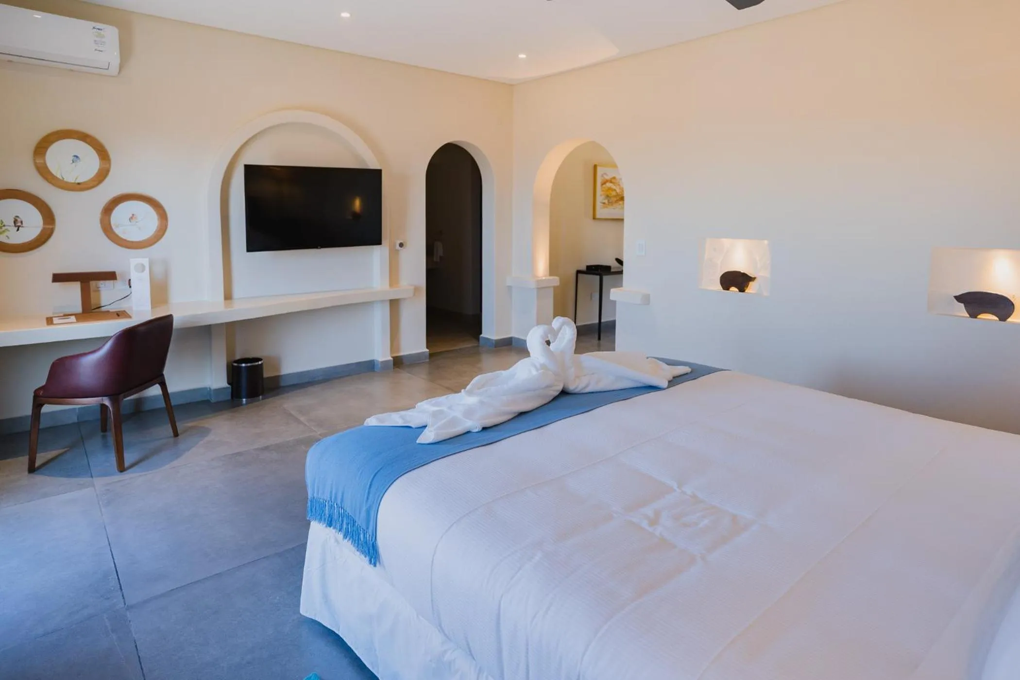 Bed in Piattelli Wine Resort Hotel Cafayate