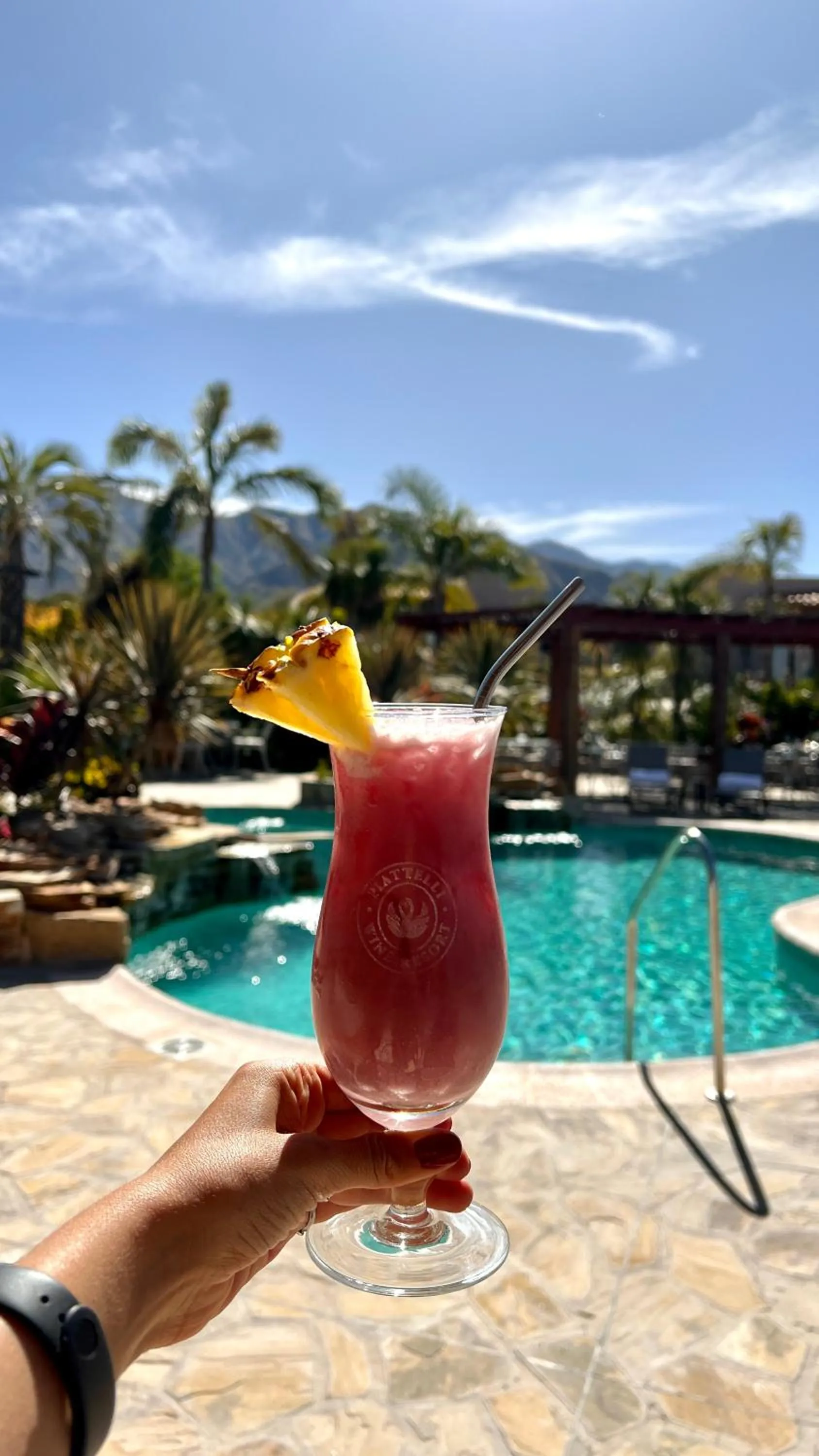 Swimming pool in Piattelli Wine Resort Hotel Cafayate