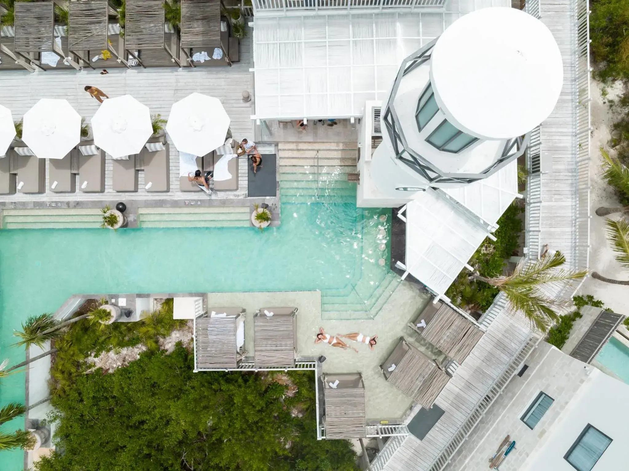 Bird's eye view in Naay Boutique Hotel Holbox Bird's eye view in Naay Boutique Hotel Holbox