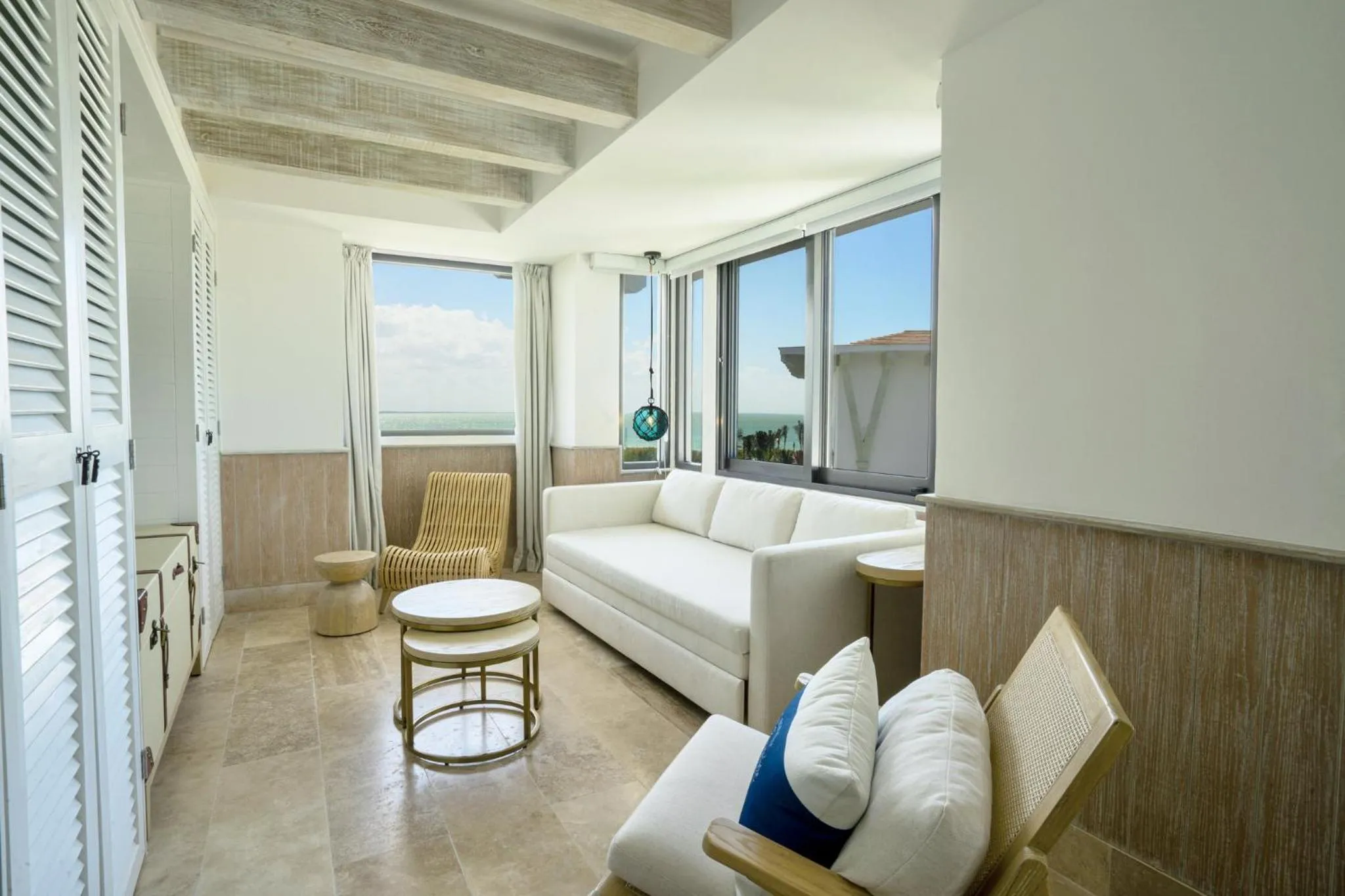 Living room, Bed in Naay Boutique Hotel Holbox