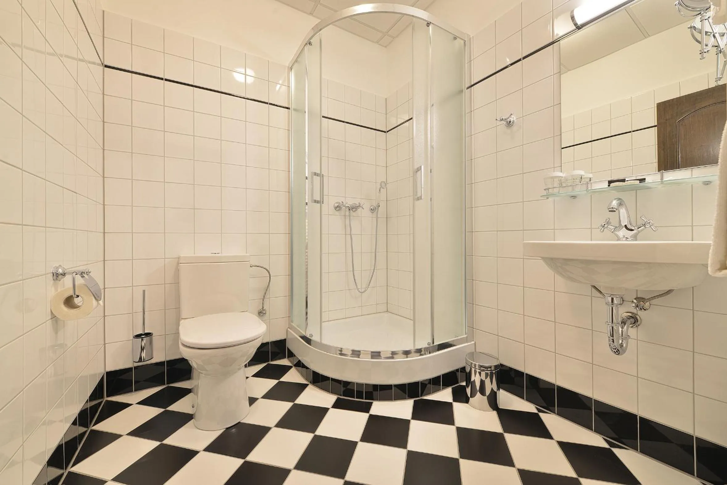 Bathroom in Hotel Podhrad