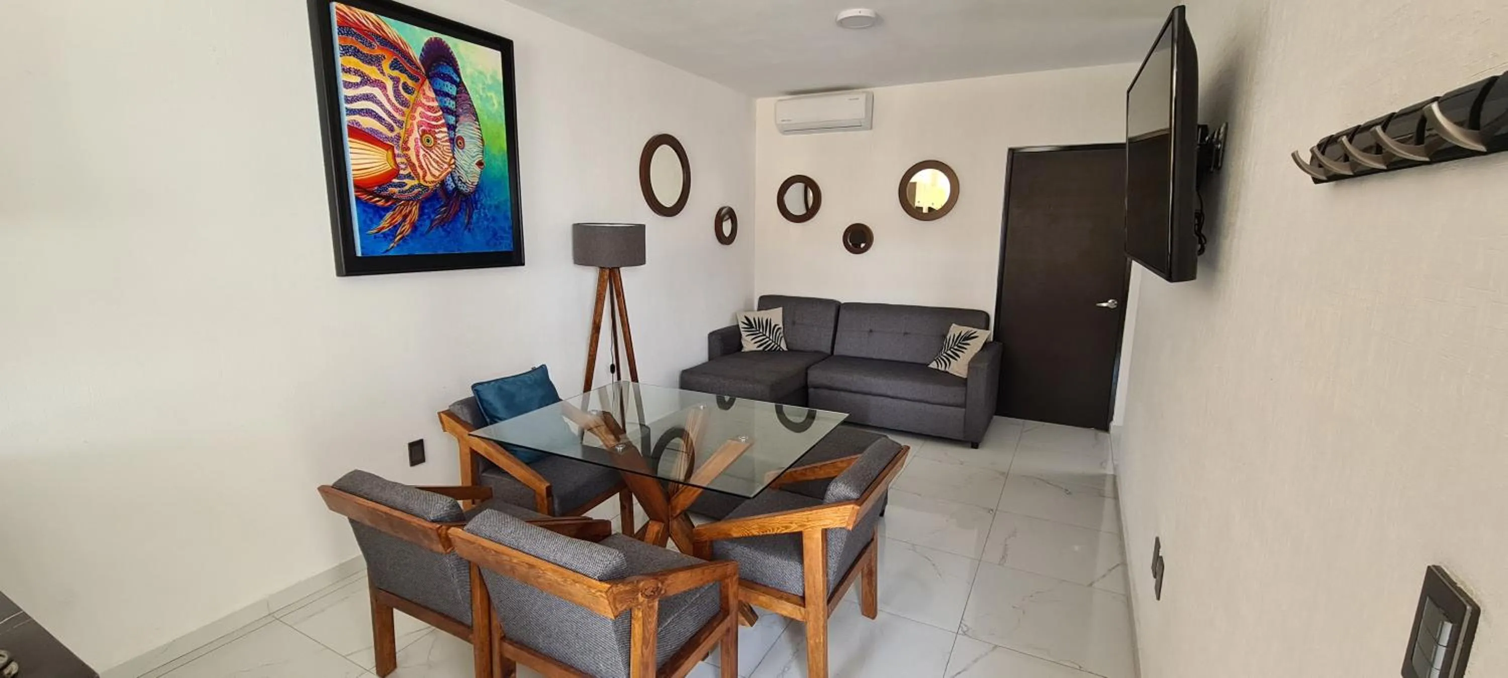 Living room in Penthouse con Roof Garden, experiencia sin igual.