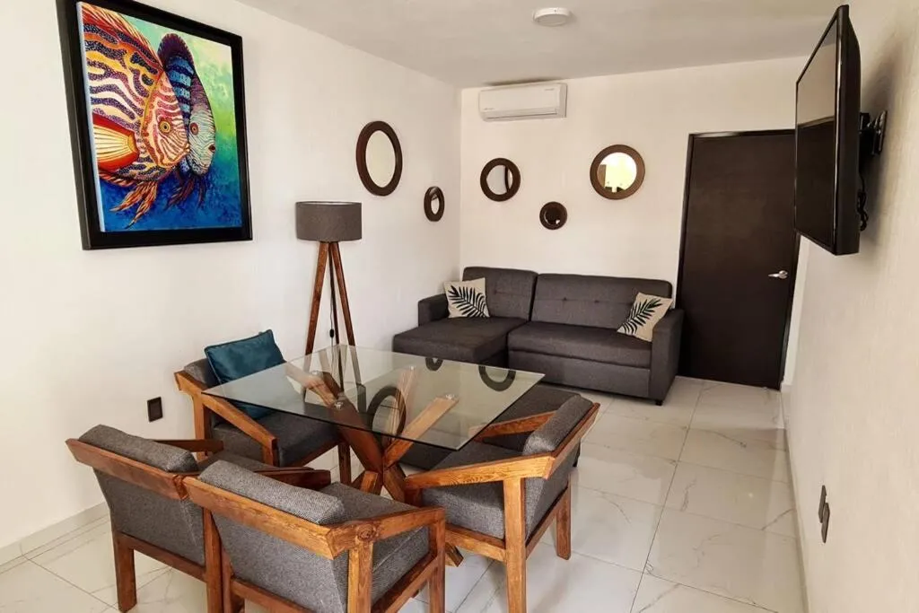 Living room in Penthouse con Roof Garden, experiencia sin igual.