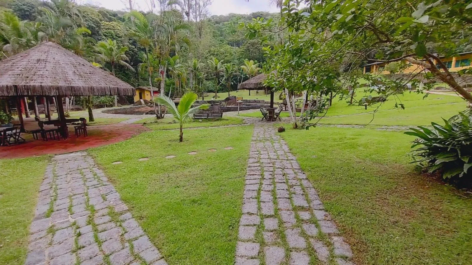 Garden view in Pousada Ananda Parivara