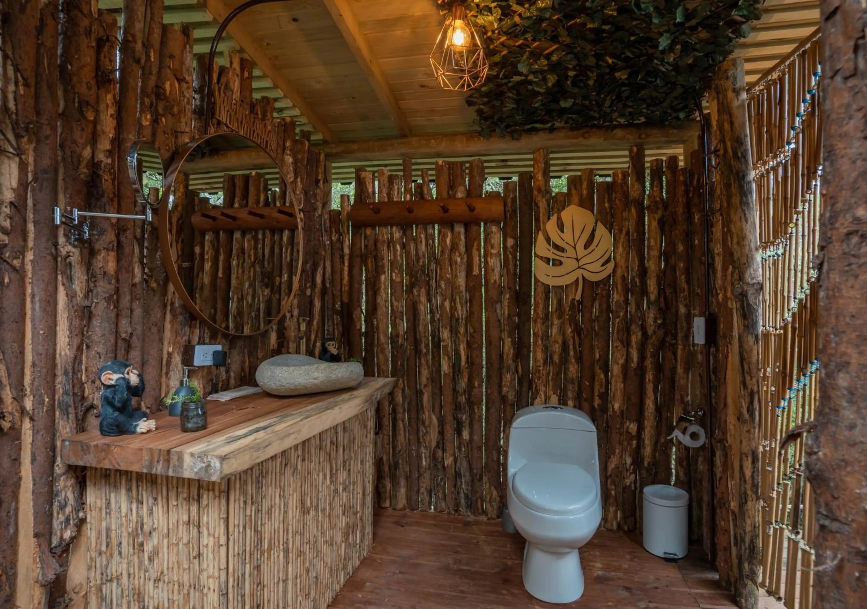 Bathroom in BubbleSky Glamping Guatapé