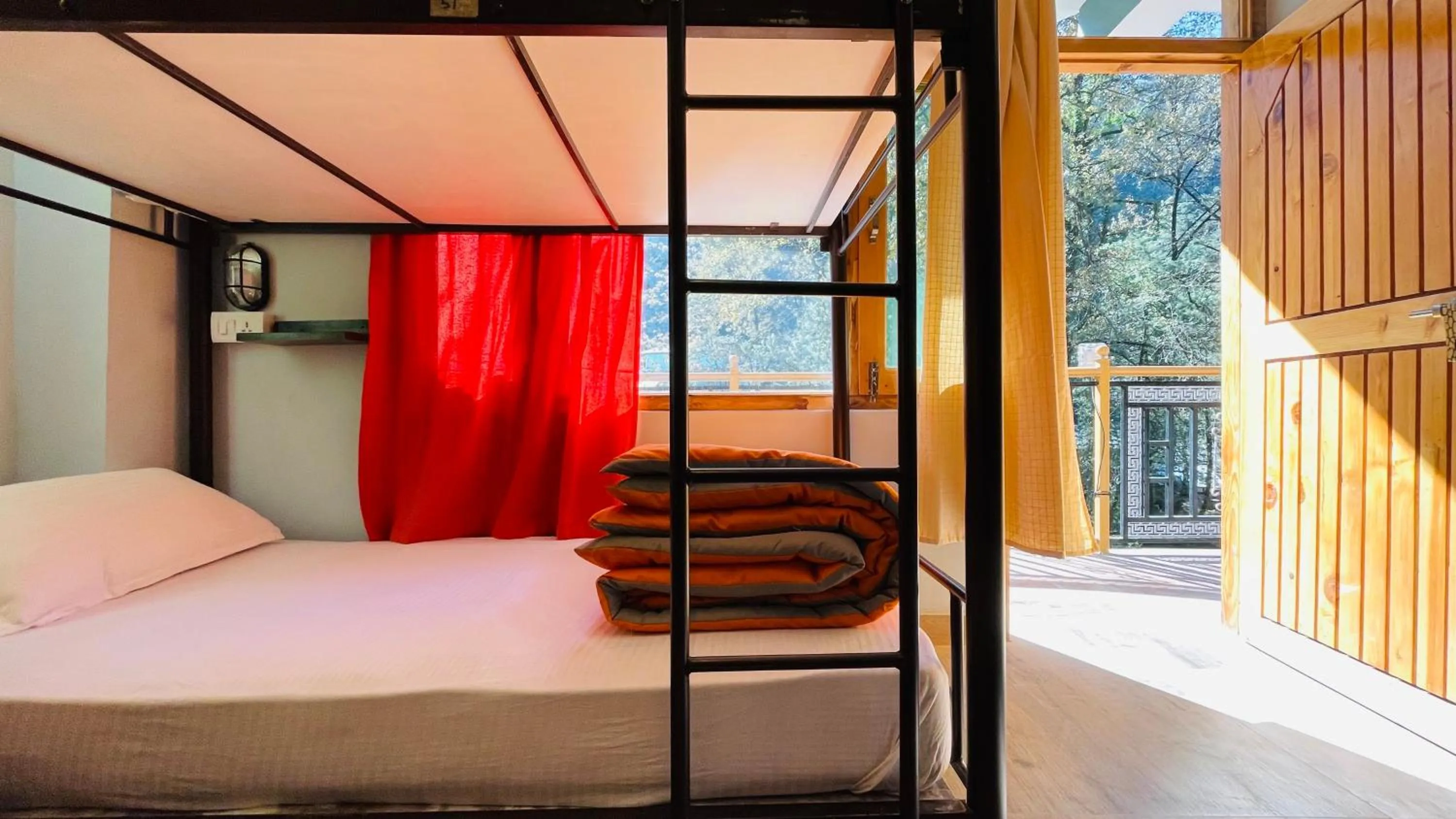bunk bed, Bed in Madpackers Jibhi - Of Streamsides & Waterfalls