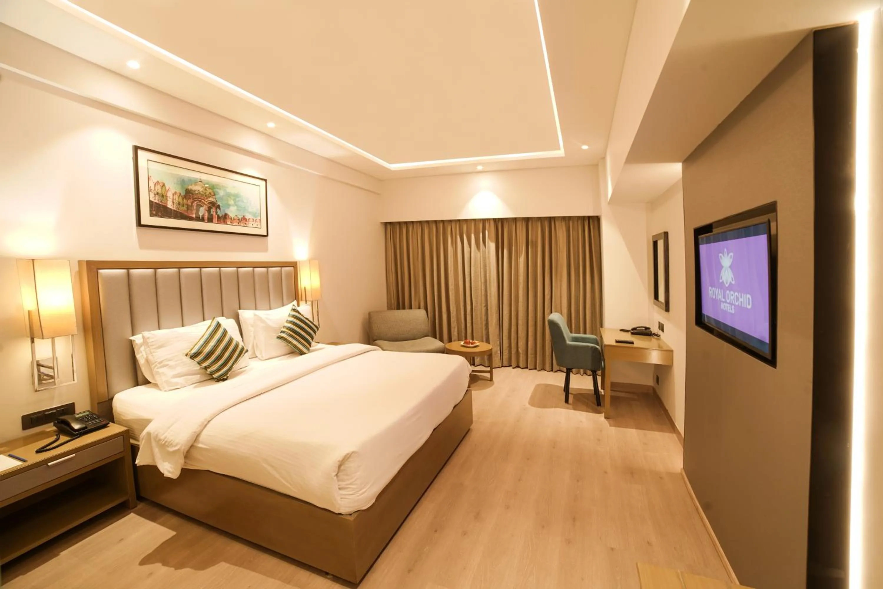 Bedroom, Bed in Regenta Place Amritsar by Royal Orchid Hotels Limited