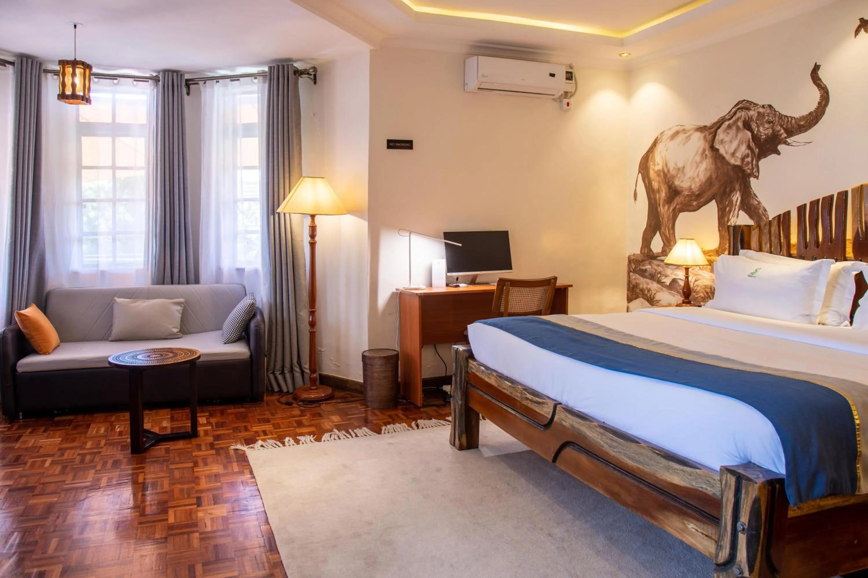 Bed in Gigiri Lion Villas I