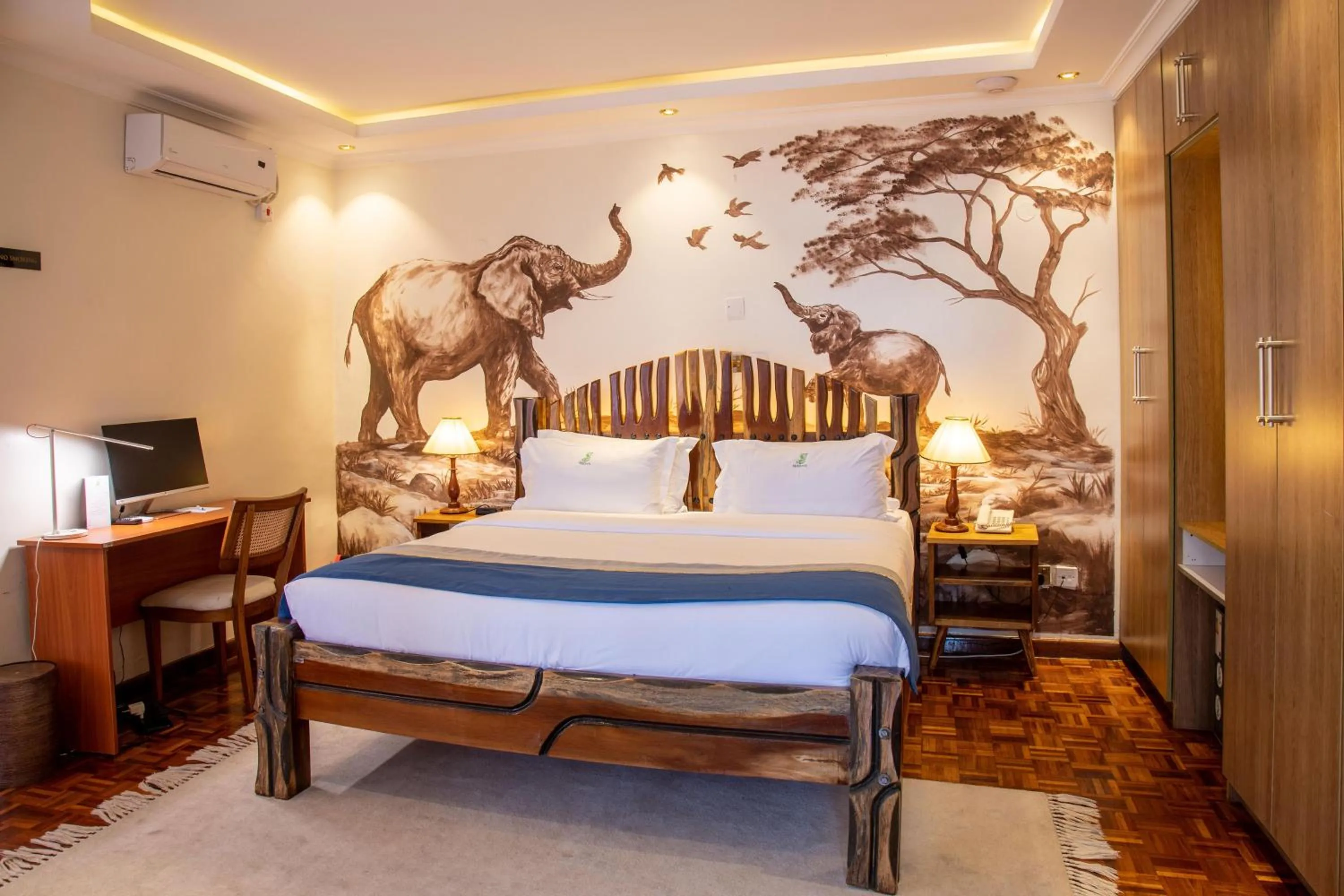 Bed in Gigiri Lion Villas I