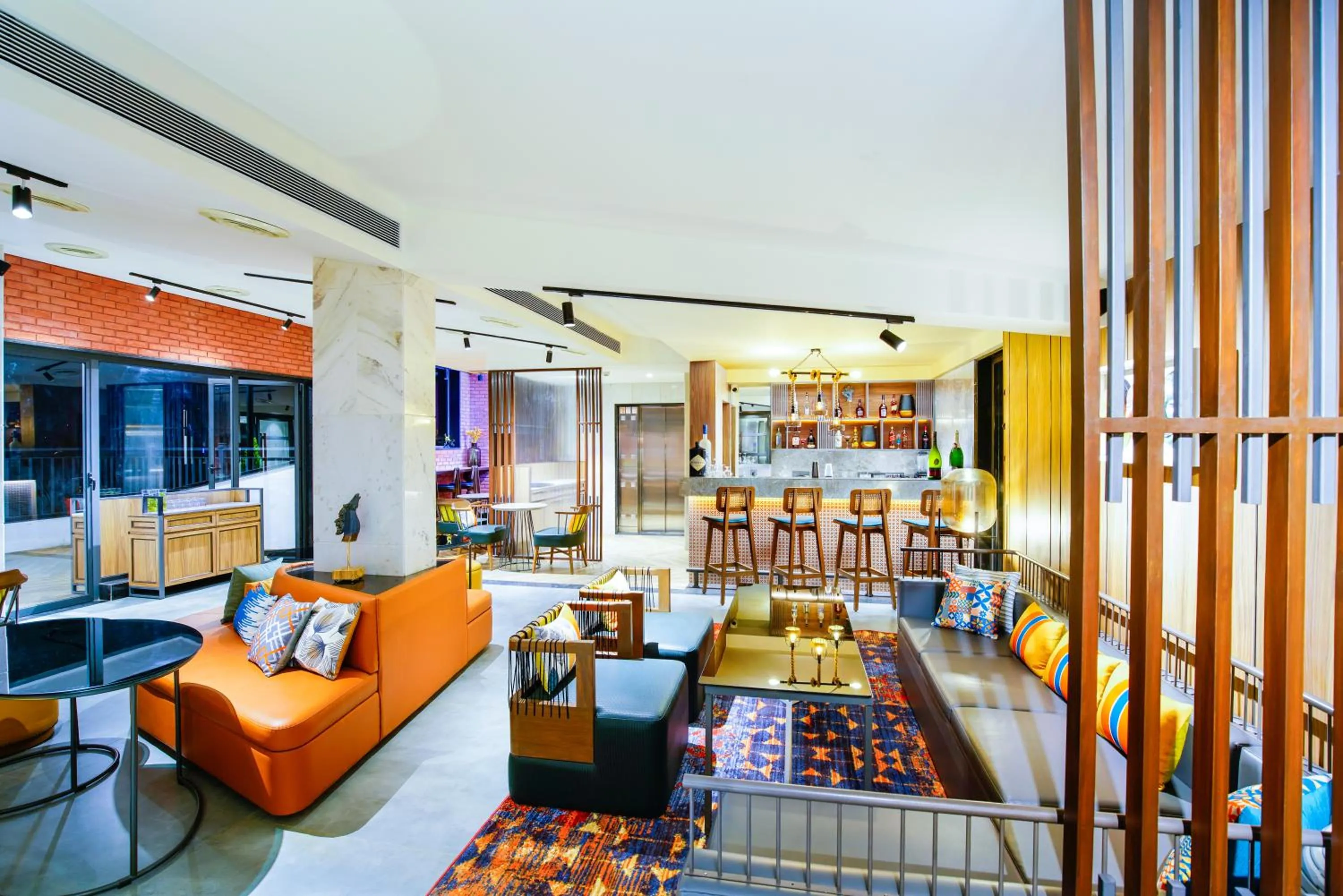 Lounge or bar in Amoravida By 7 Apple Resorts, Goa