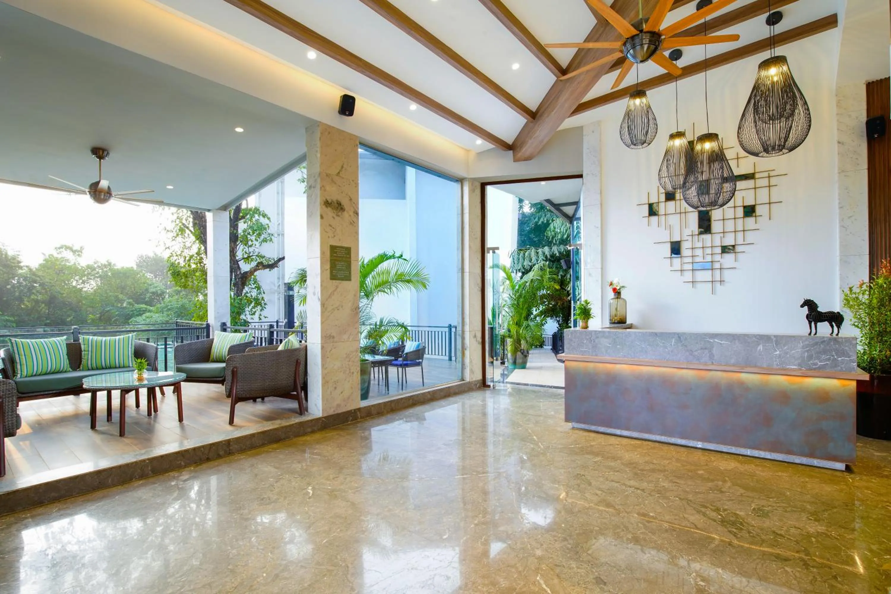 Lobby or reception in Amoravida By 7 Apple Resorts, Goa