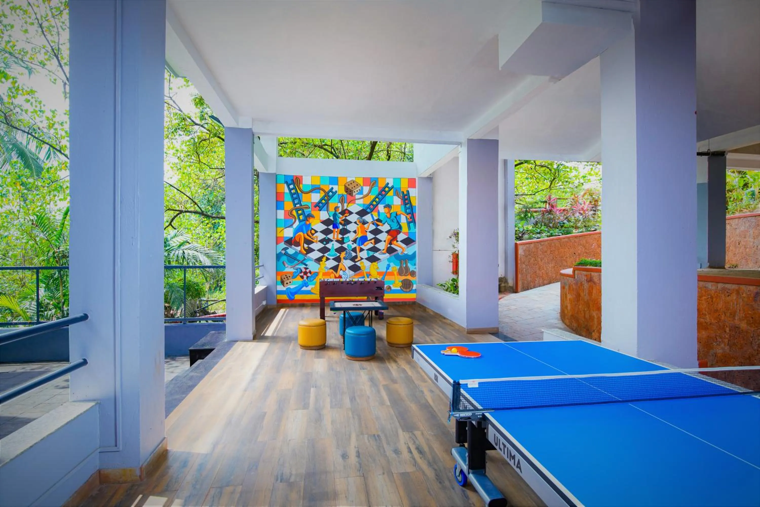 Children play ground in Amoravida By 7 Apple Resorts, Goa