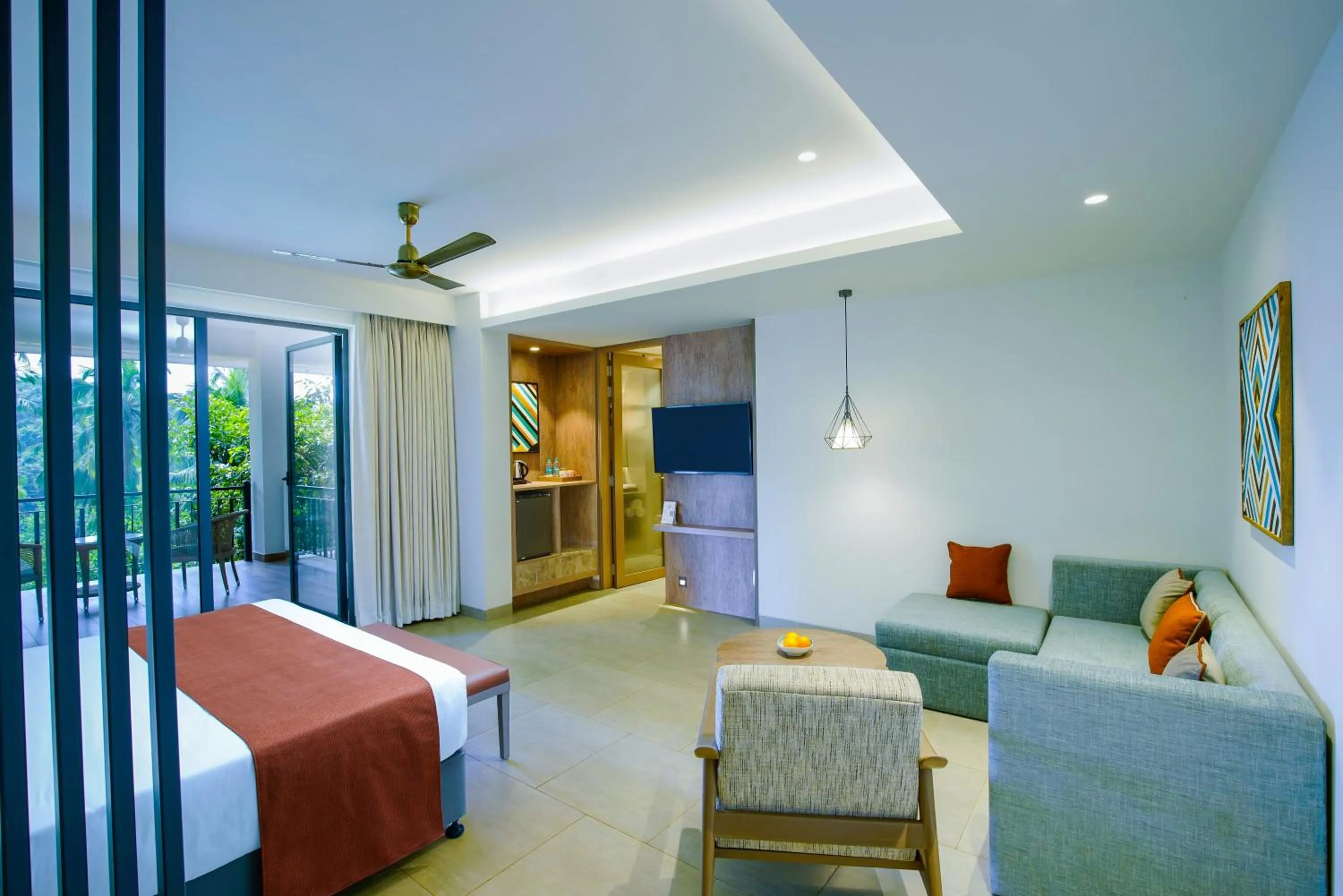 Bed in Amoravida By 7 Apple Resorts, Goa