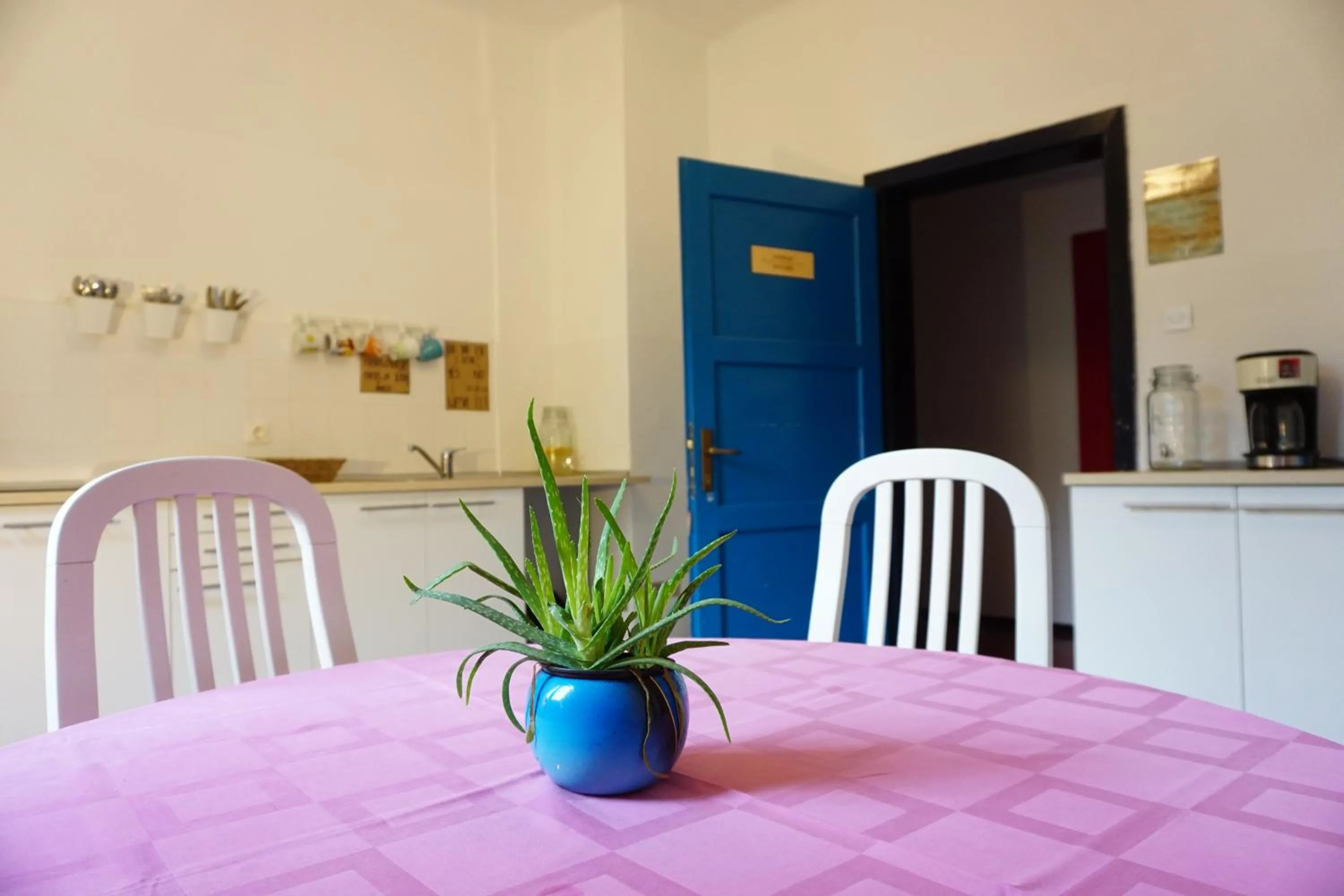 Kitchen or kitchenette in Hostel Idrija