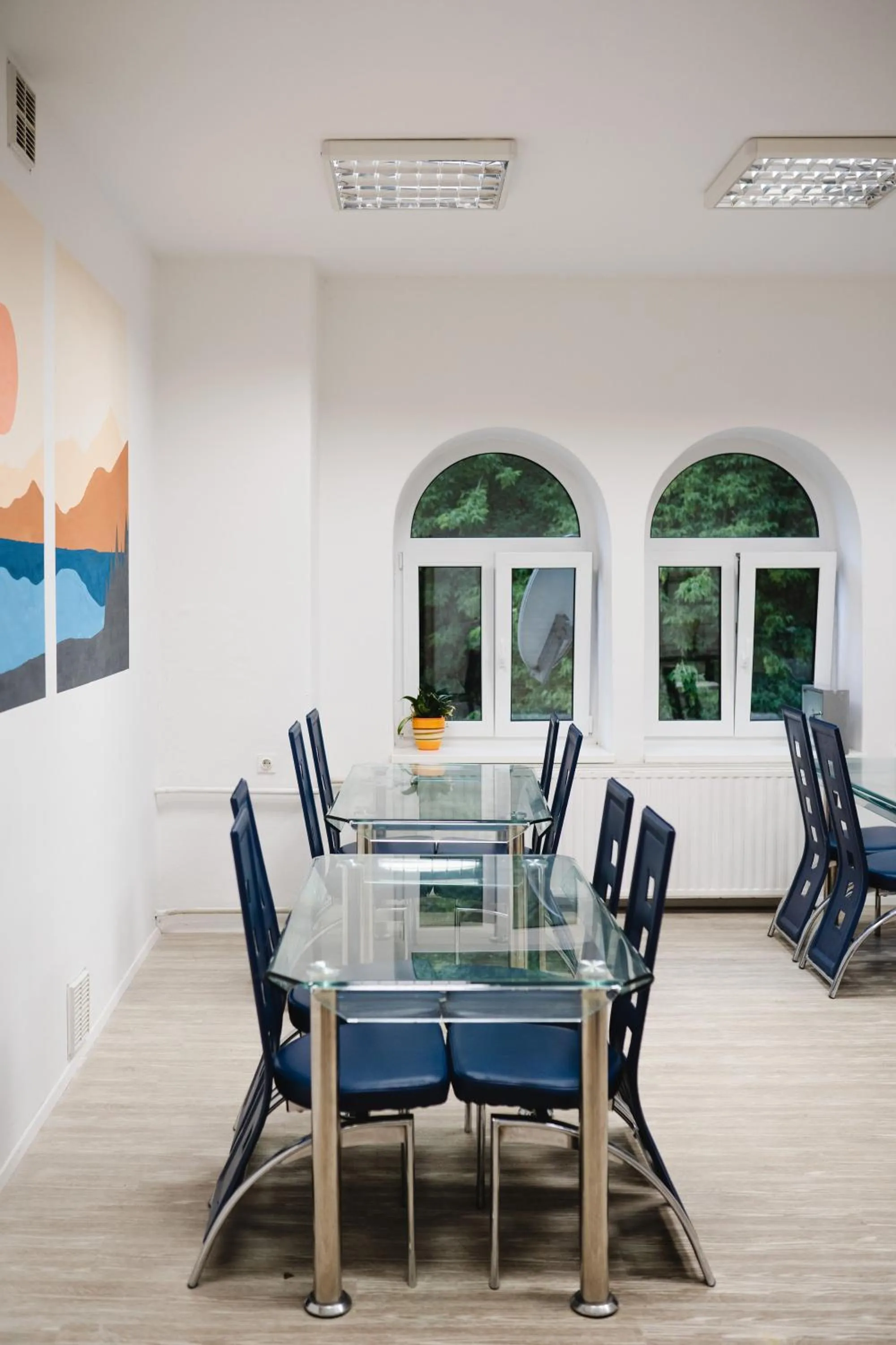 Dining area in Hostel Idrija