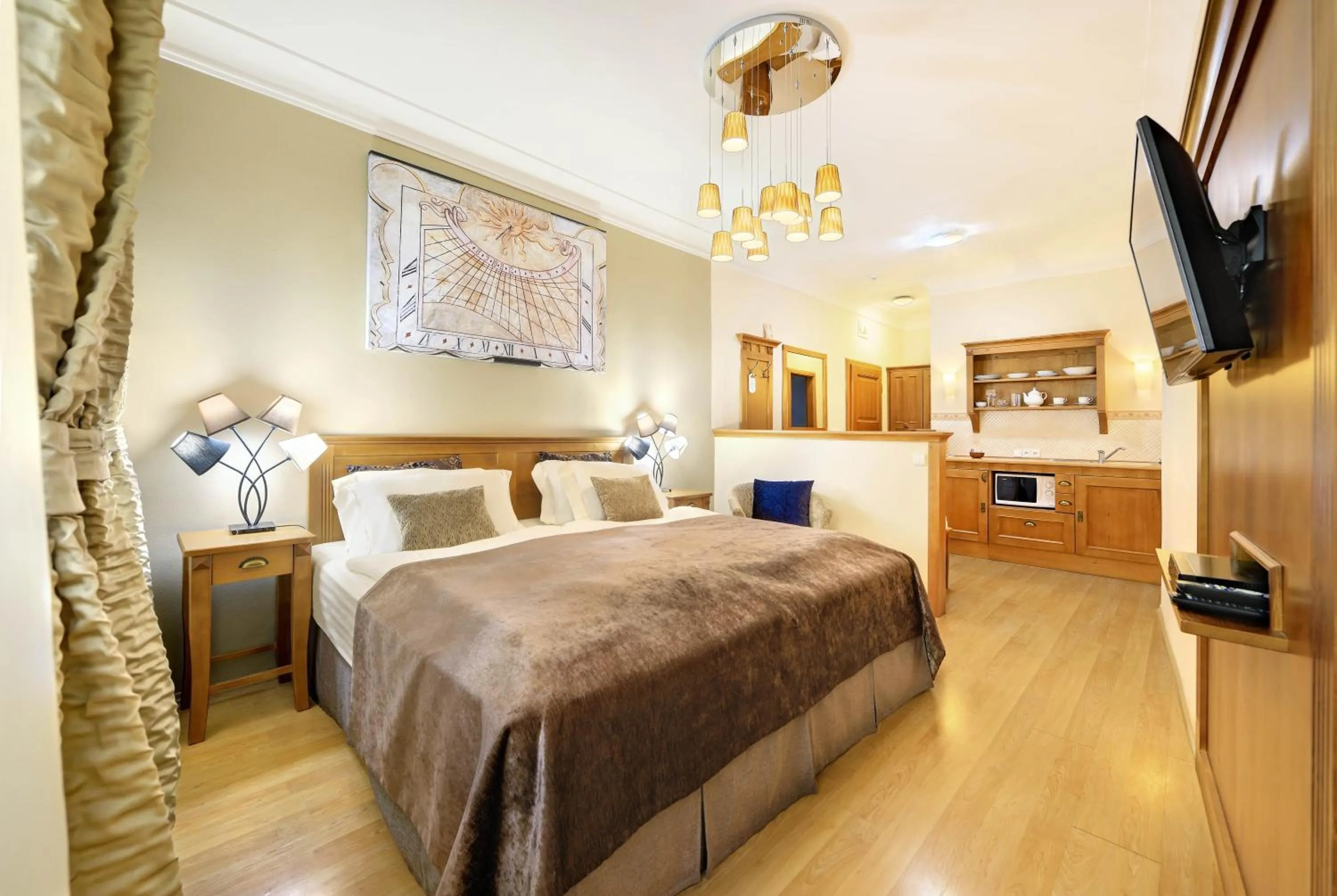 Bed in Castle View Apartments