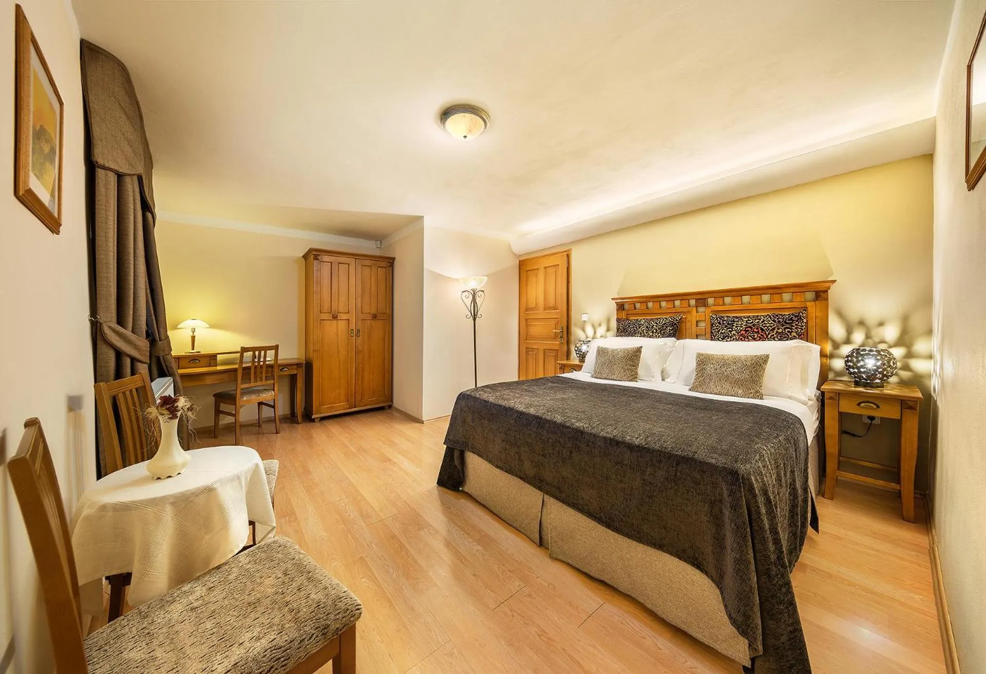 Bed in Castle View Apartments