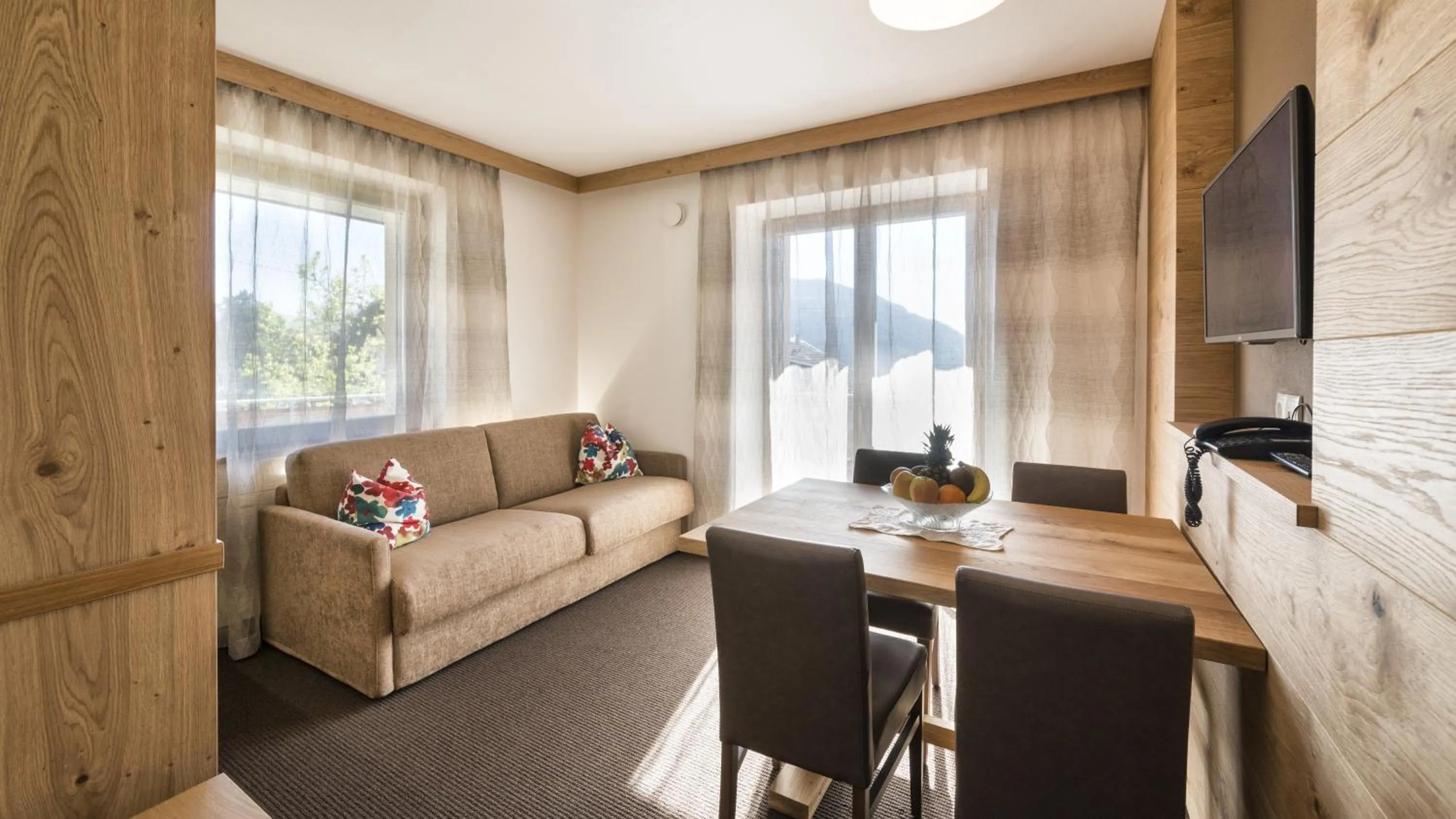 Living room in mittendorf klimaresidence