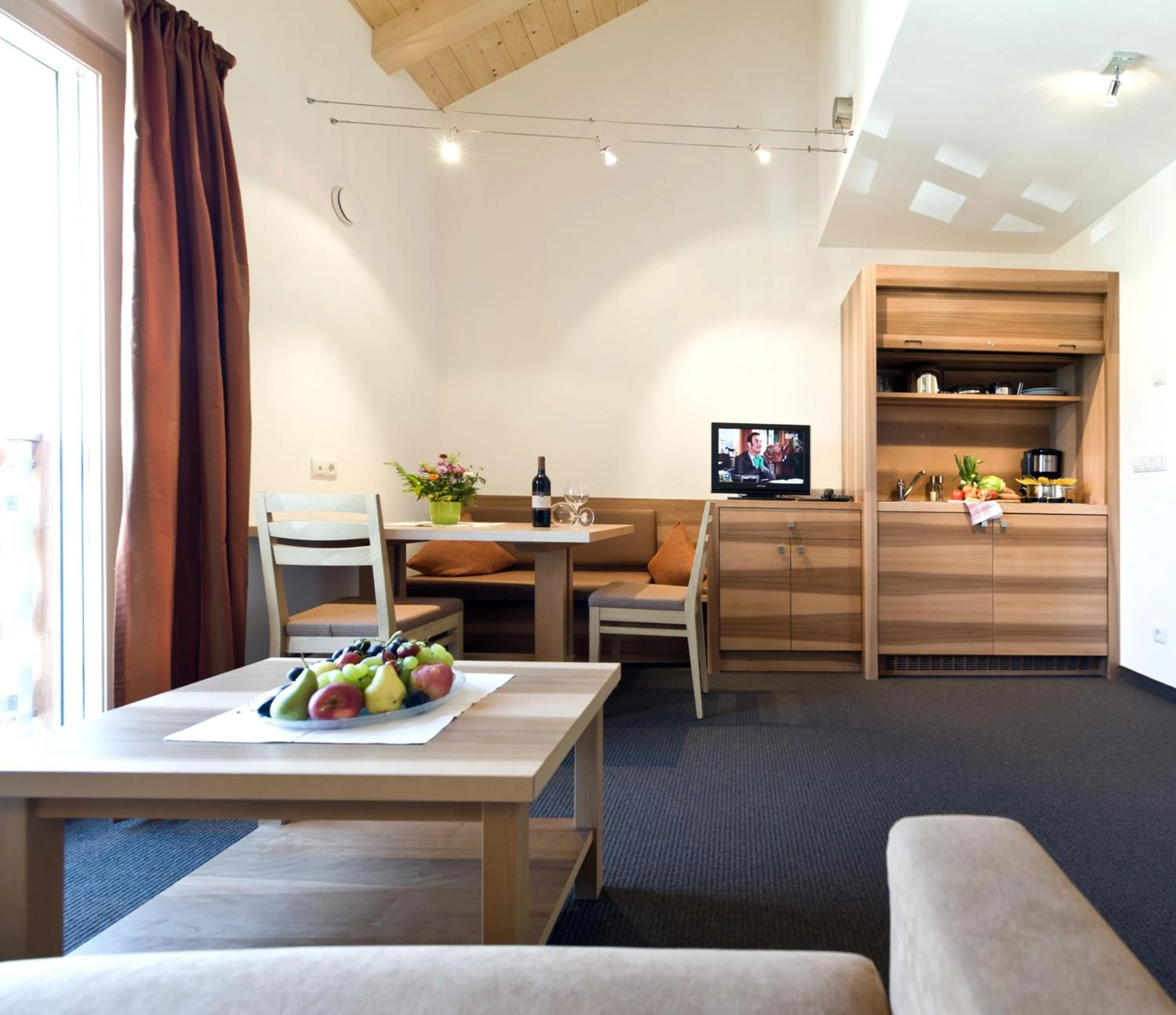 Living room in mittendorf klimaresidence