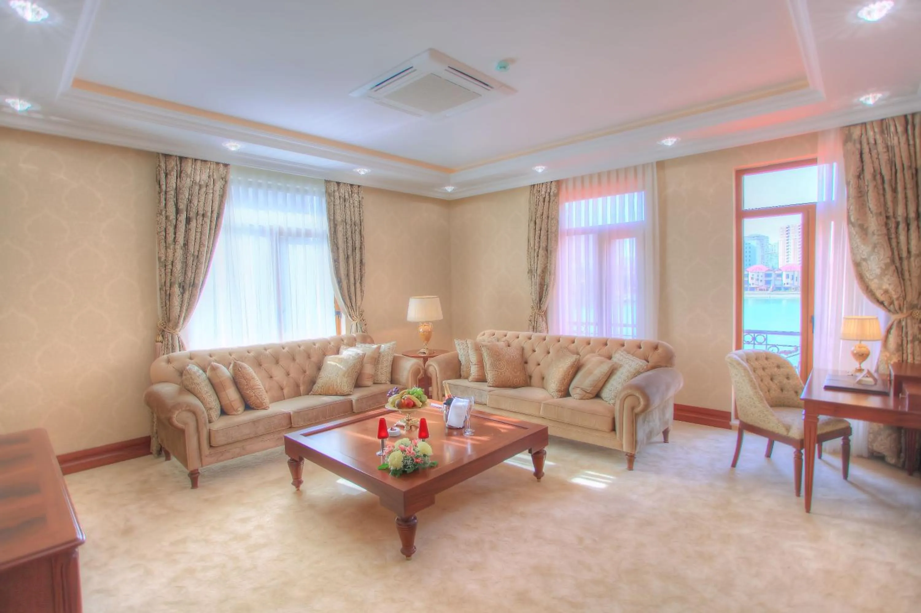 Living room in Lake Palace Baku