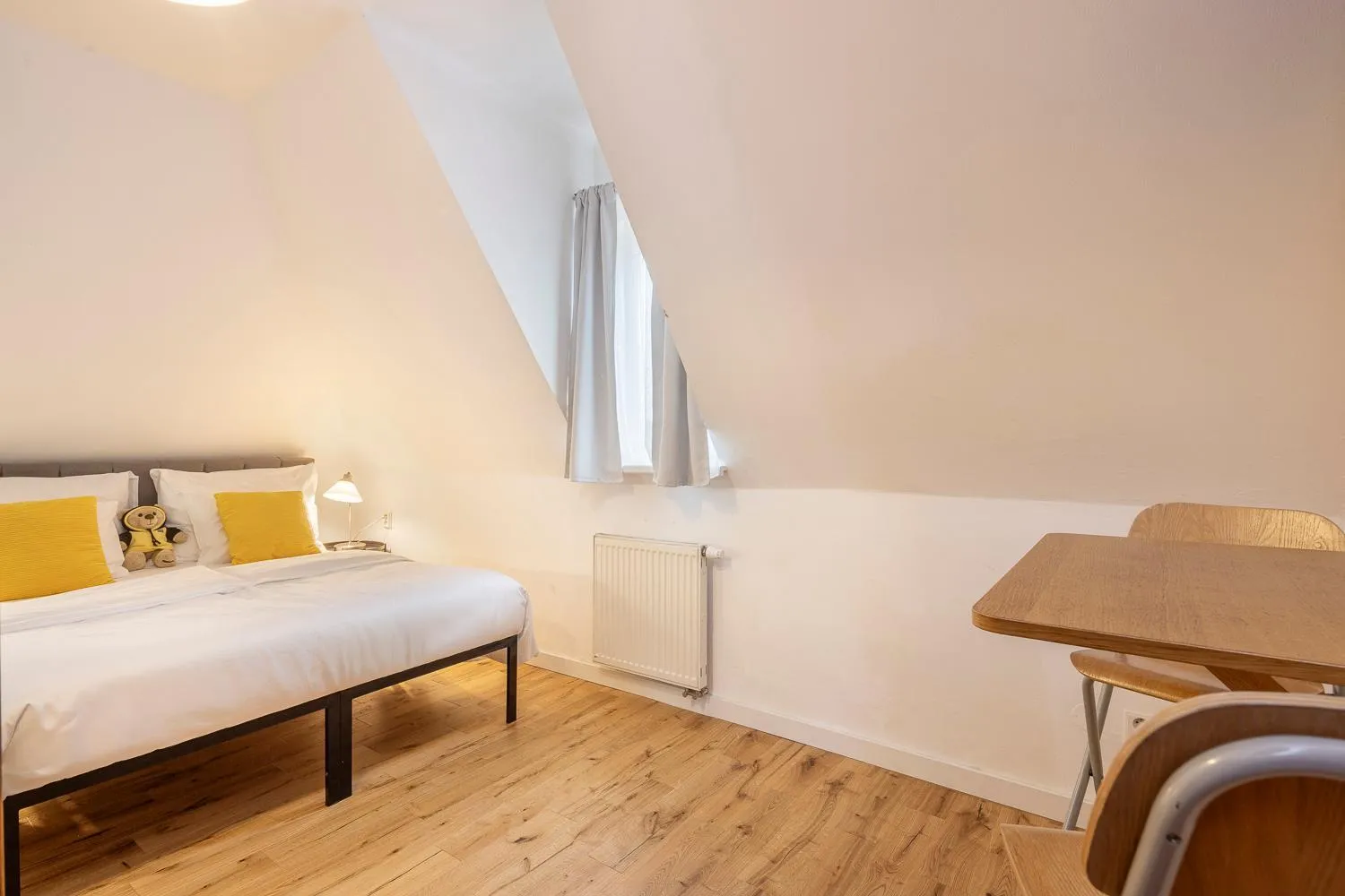 Bed in Pytloun Self Check-in Hotel Liberec