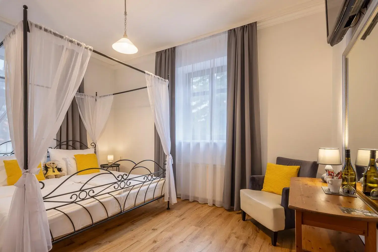 Bed in Pytloun Self Check-in Hotel Liberec Bed in Pytloun Self Check-in Hotel Liberec