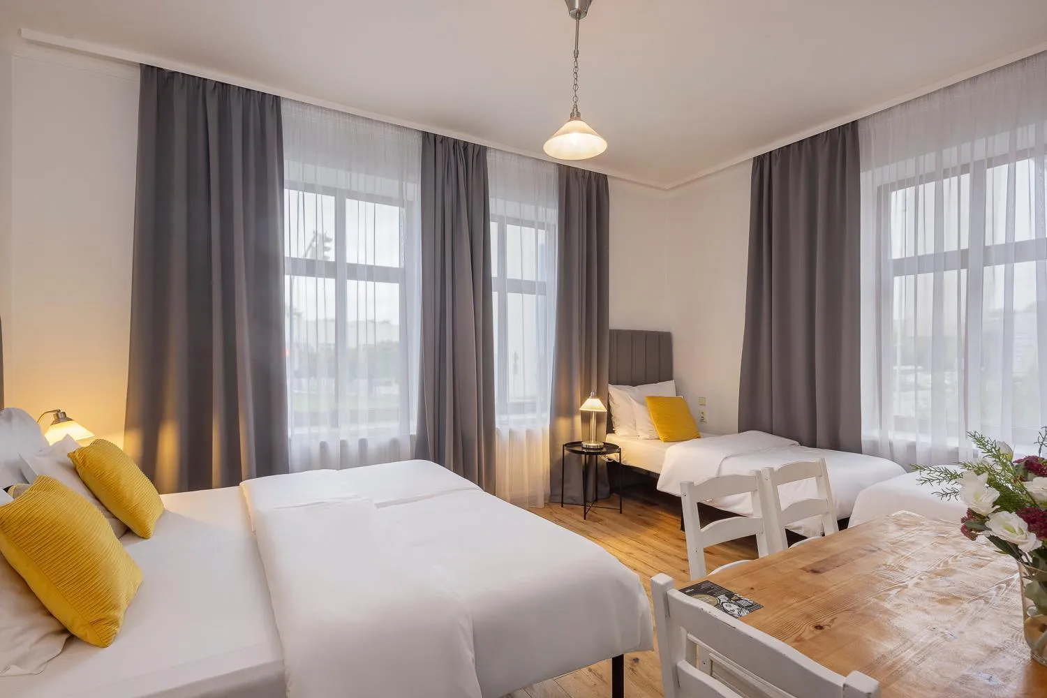 Bed in Pytloun Self Check-in Hotel Liberec