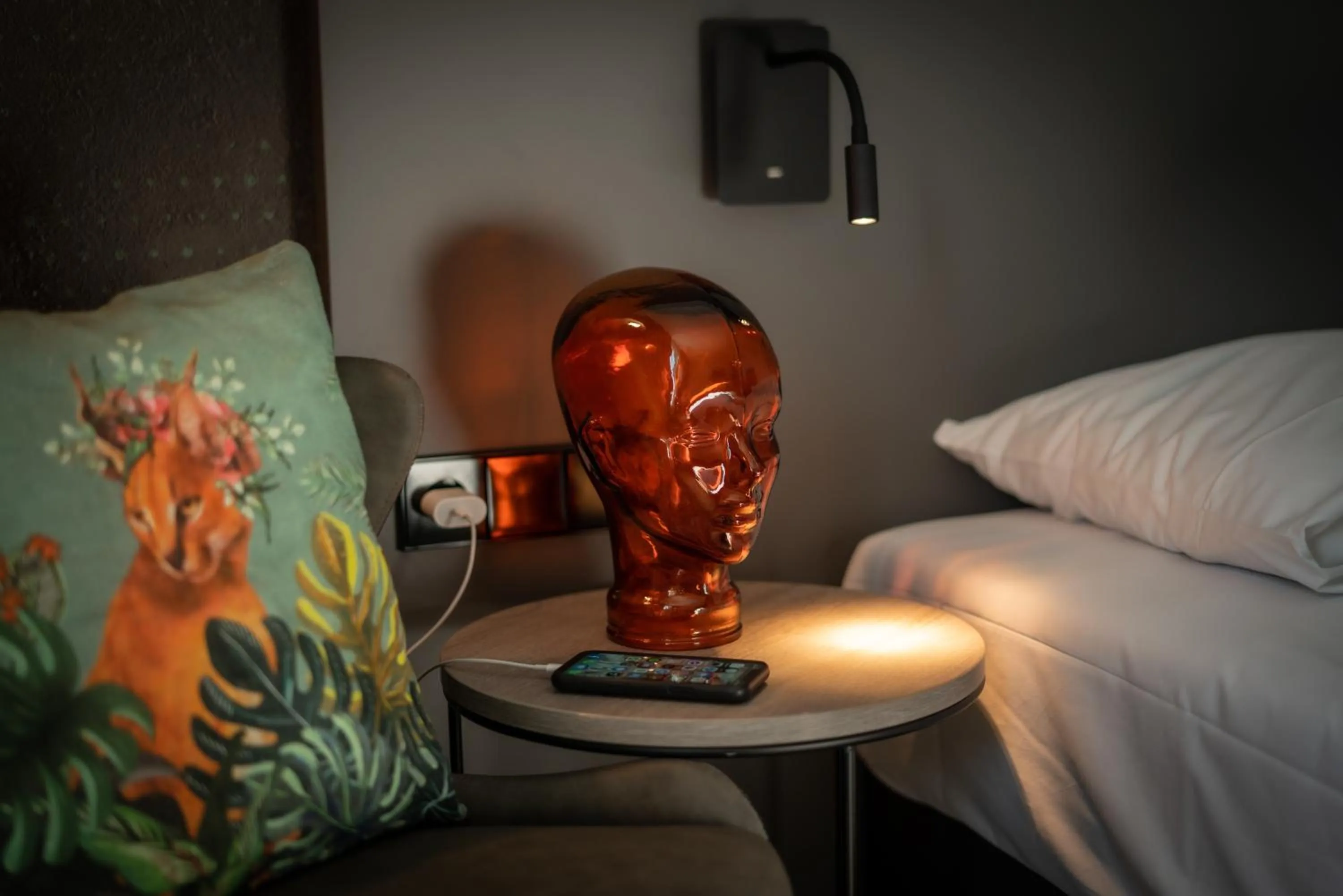 Bedroom, Bed in LOGINN Hotel Stuttgart Zuffenhausen